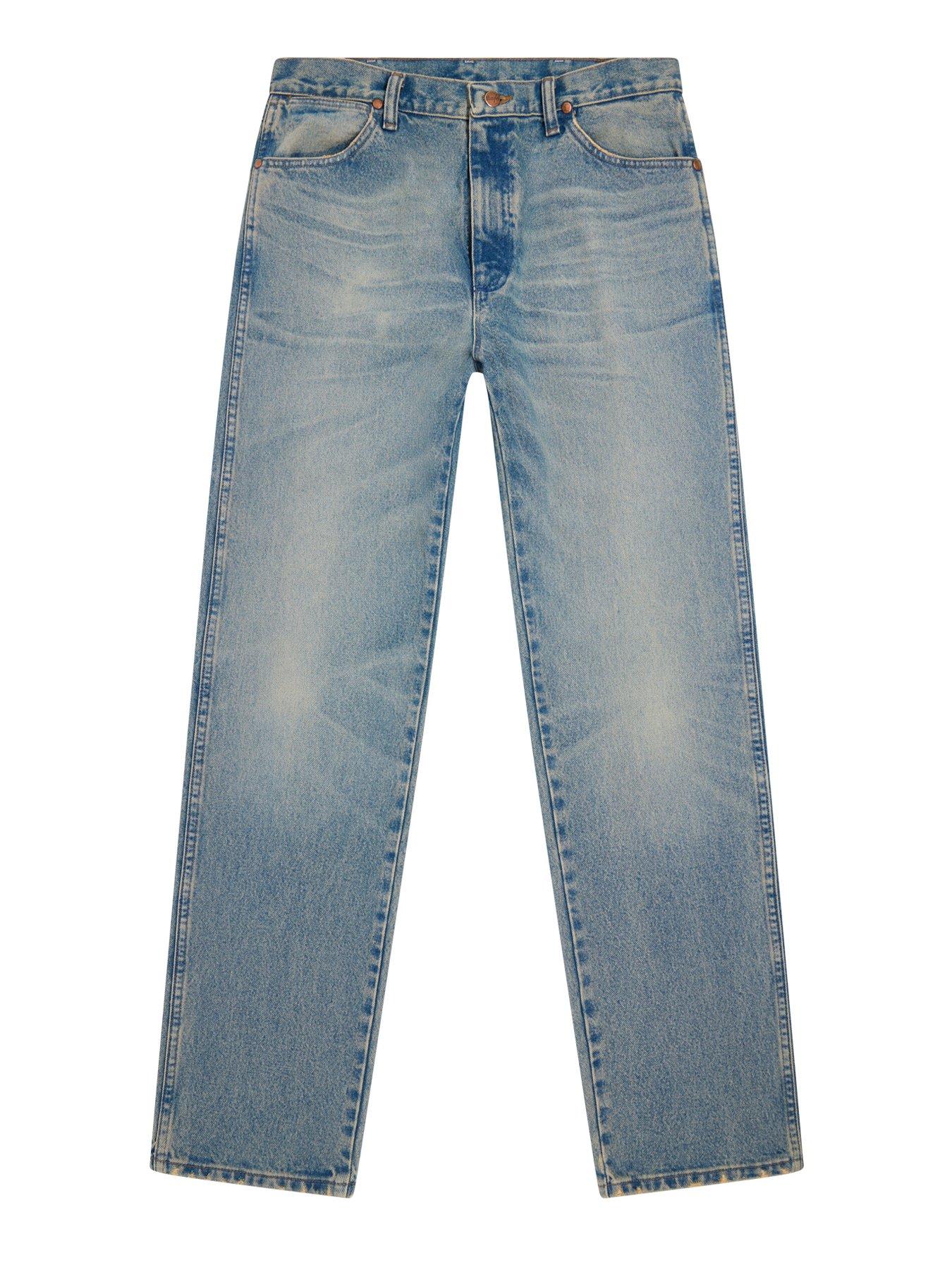  image of wrangler-13mwz-regular-straight-jeans-blue