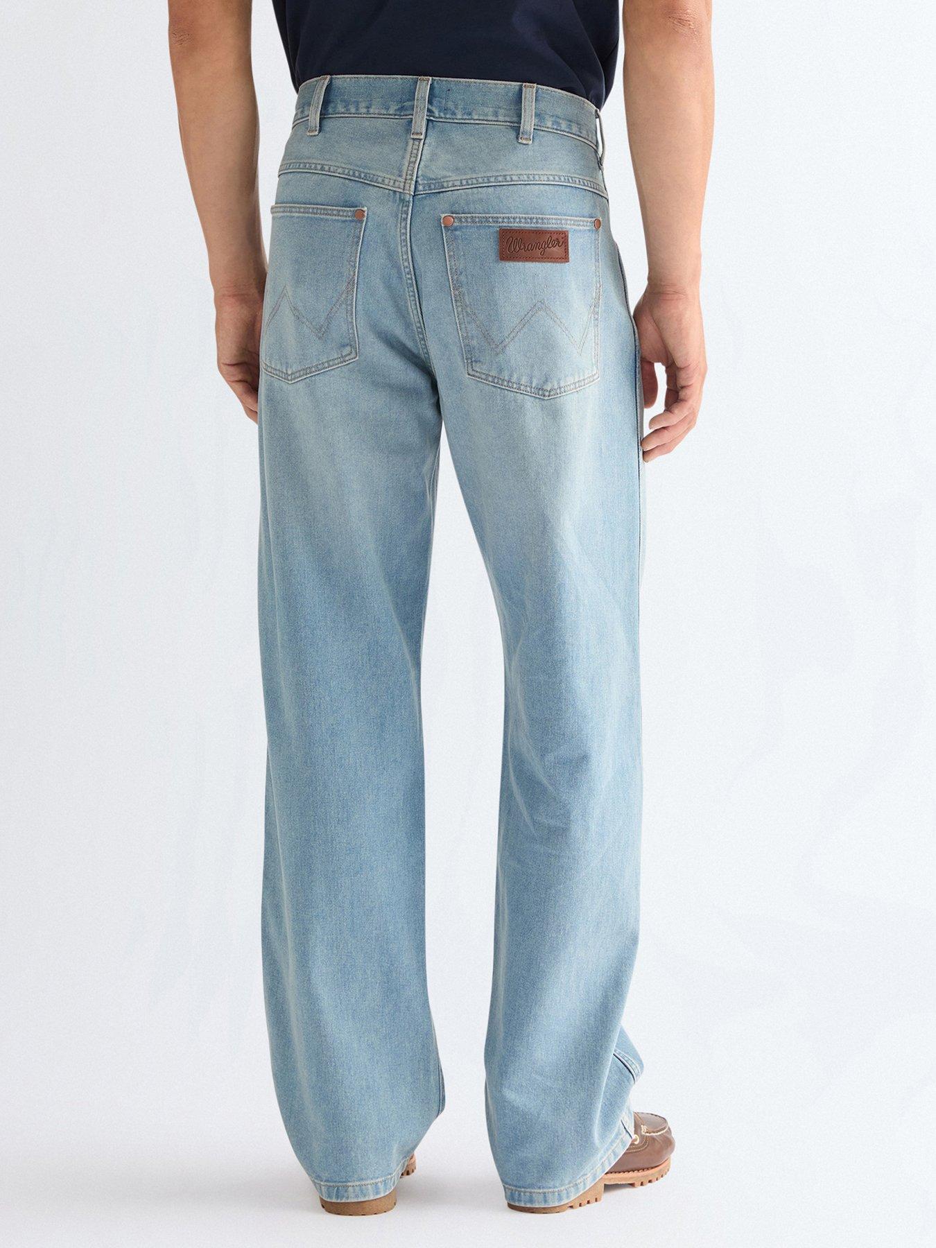 Image 2 of 6 of Wrangler Loose Straight Fit Jeans - Light Blue