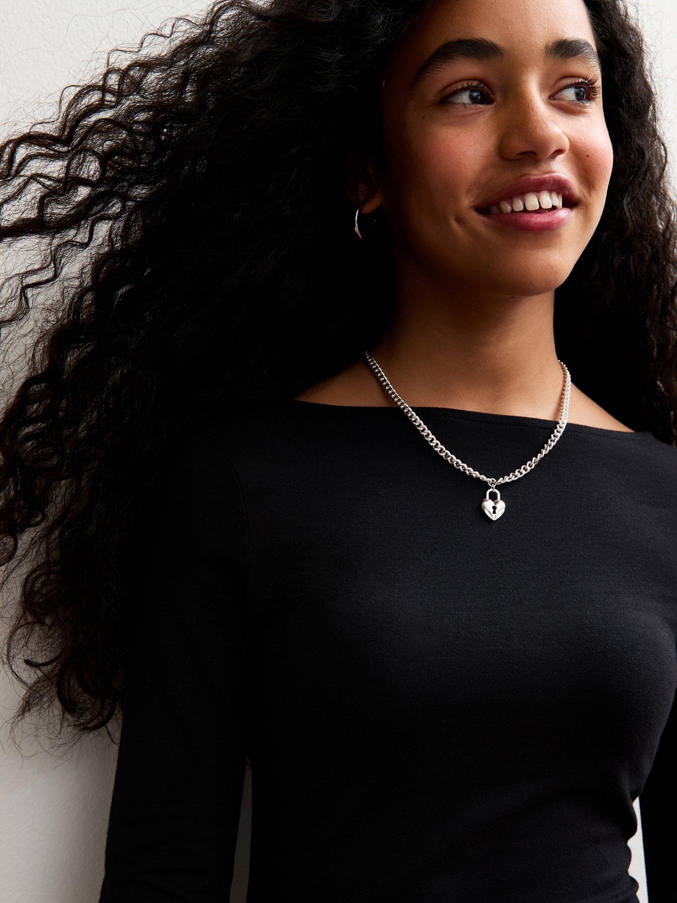 Image 4 of 4 of New Look 915 Girls Long Sleeve Rara Skirt Dress - Black