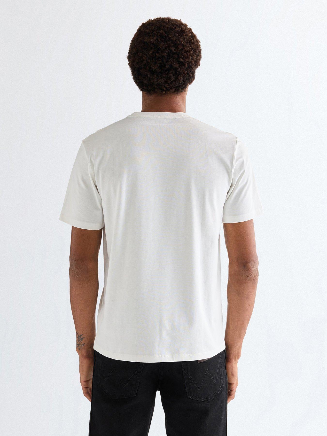 Image 2 of 6 of Wrangler Small Americana Logo T-Shirt - Off White