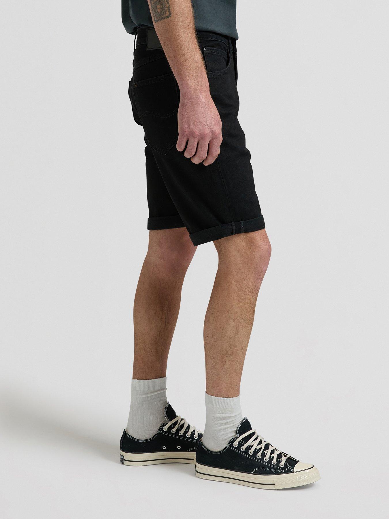 Image 4 of 6 of Lee 5 Pocket Denim Shorts - Black