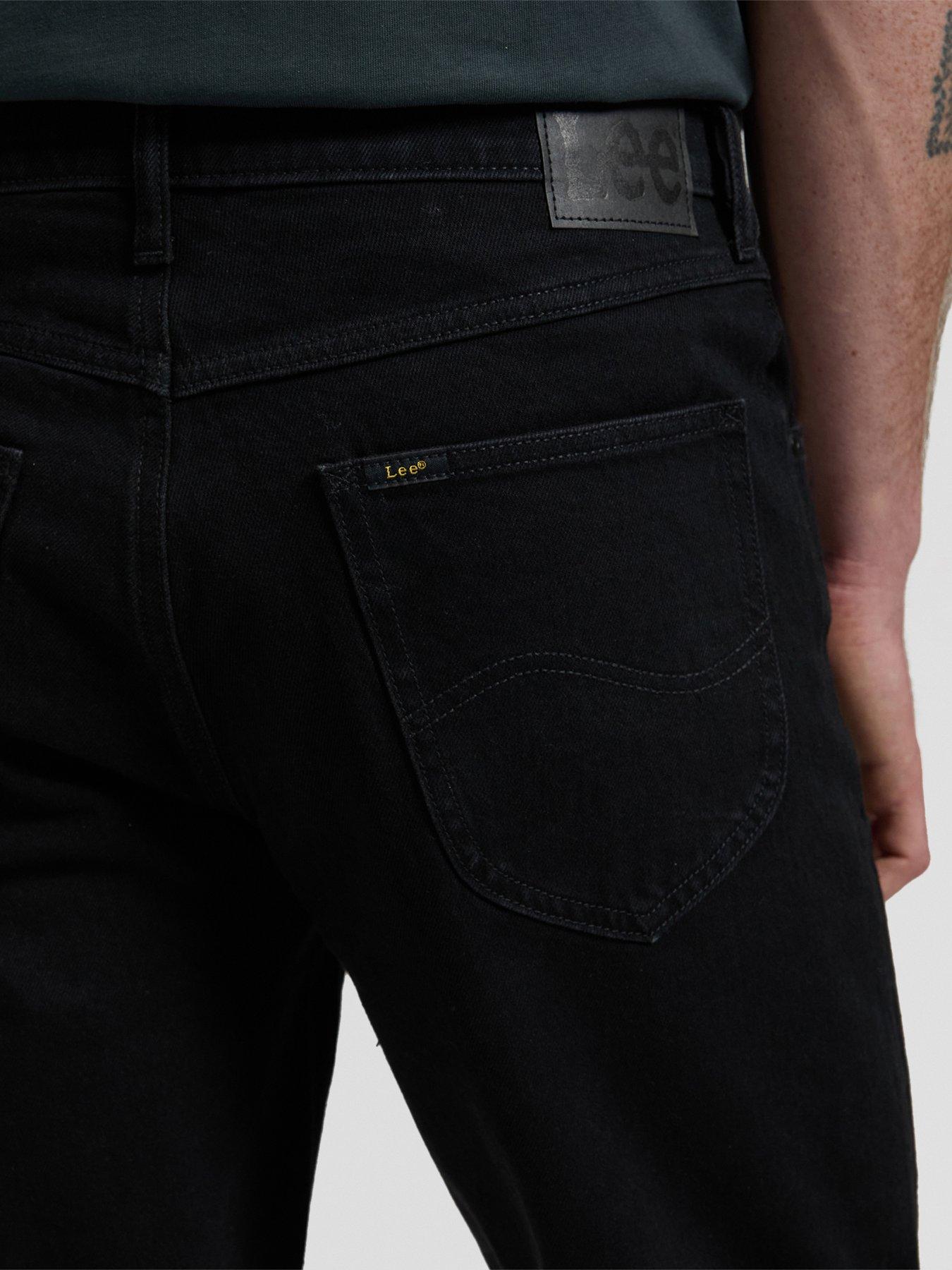 Image 5 of 6 of Lee 5 Pocket Denim Shorts - Black