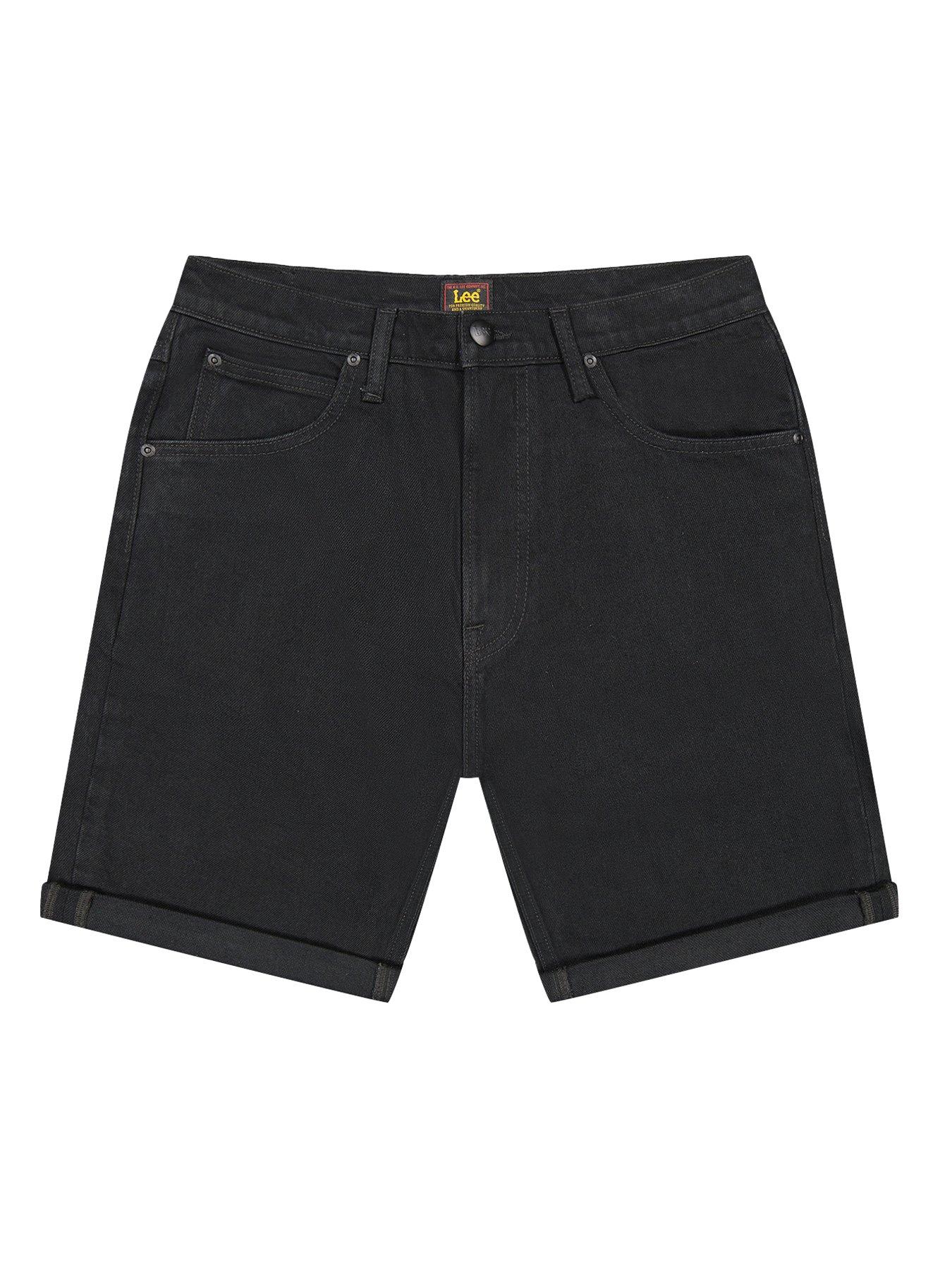 Image 6 of 6 of Lee 5 Pocket Denim Shorts - Black