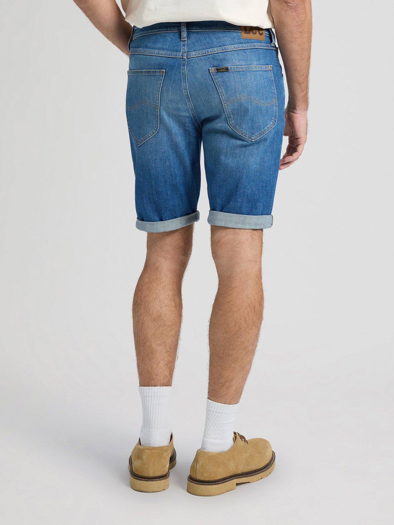 Image 2 of 5 of Lee 5 Pocket Denim Shorts - Blue