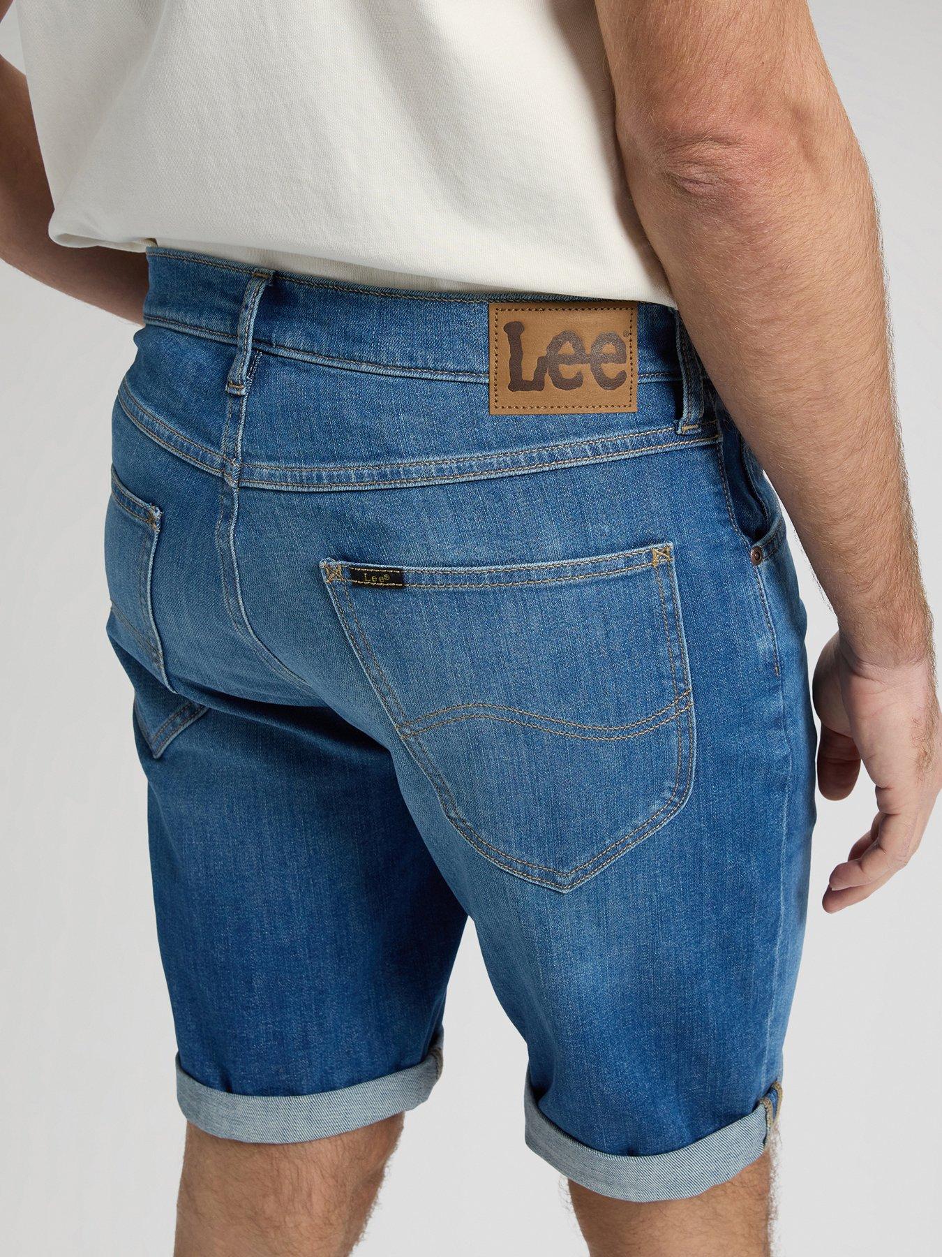 Image 5 of 5 of Lee 5 Pocket Denim Shorts - Blue
