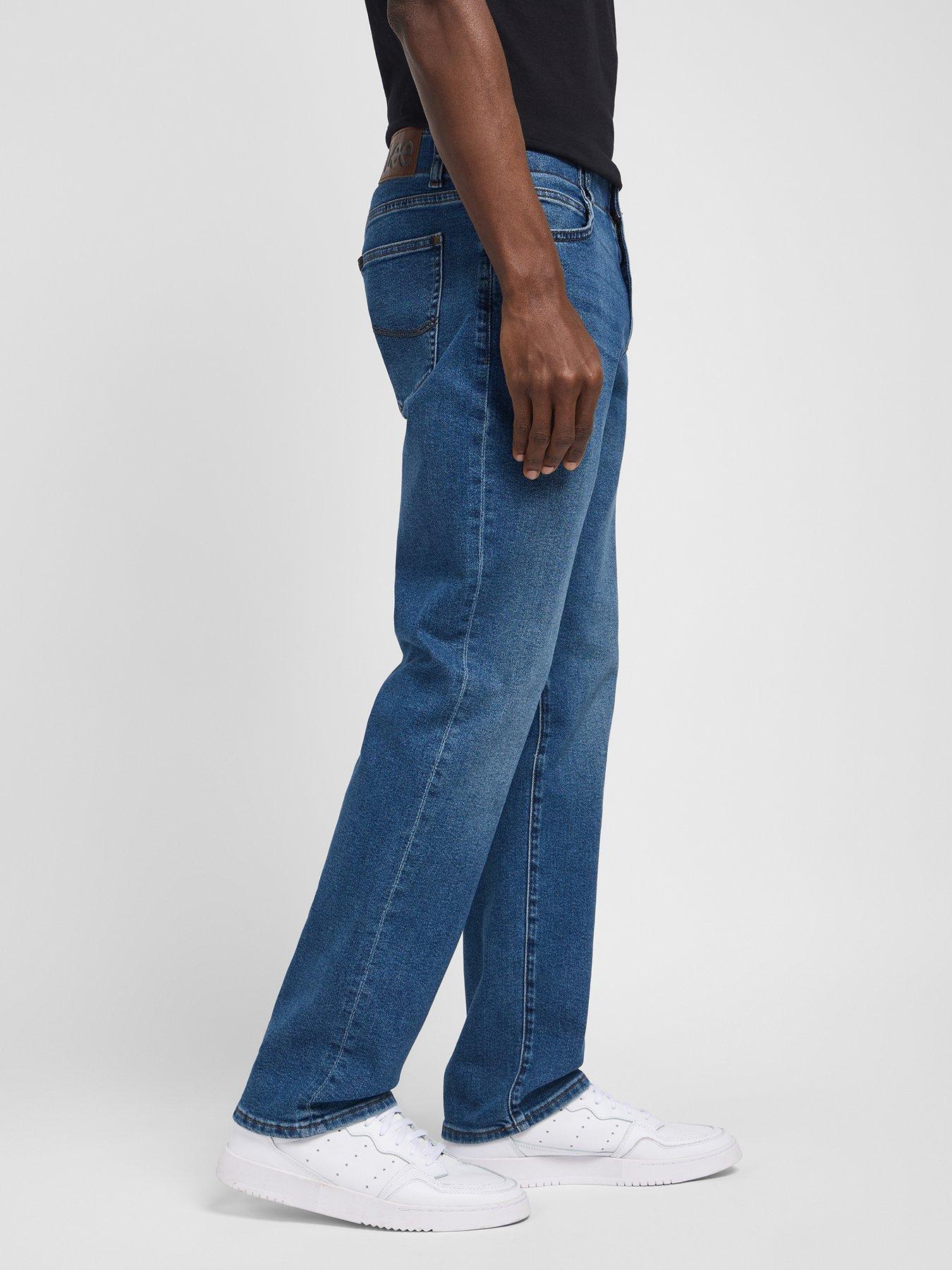 Image 4 of 5 of Lee Motion Stretch Straight Fit Jeans - Blue