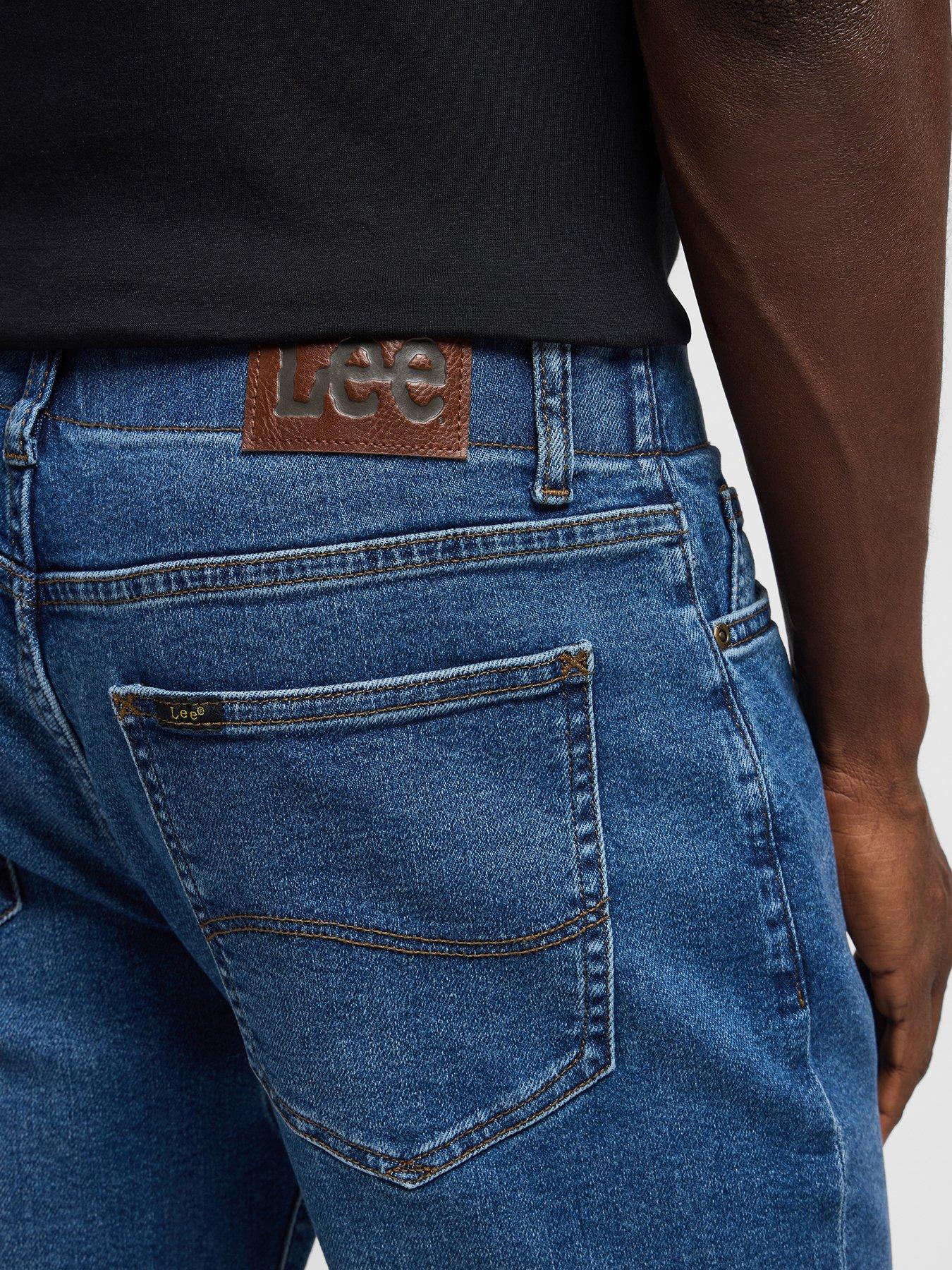 Image 5 of 5 of Lee Motion Stretch Straight Fit Jeans - Blue