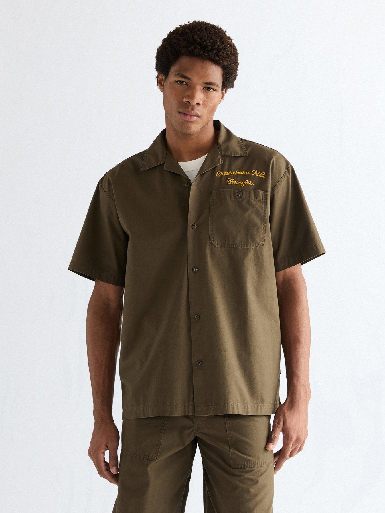 Wrangler Utility Short Sleeve Shirt - Khaki