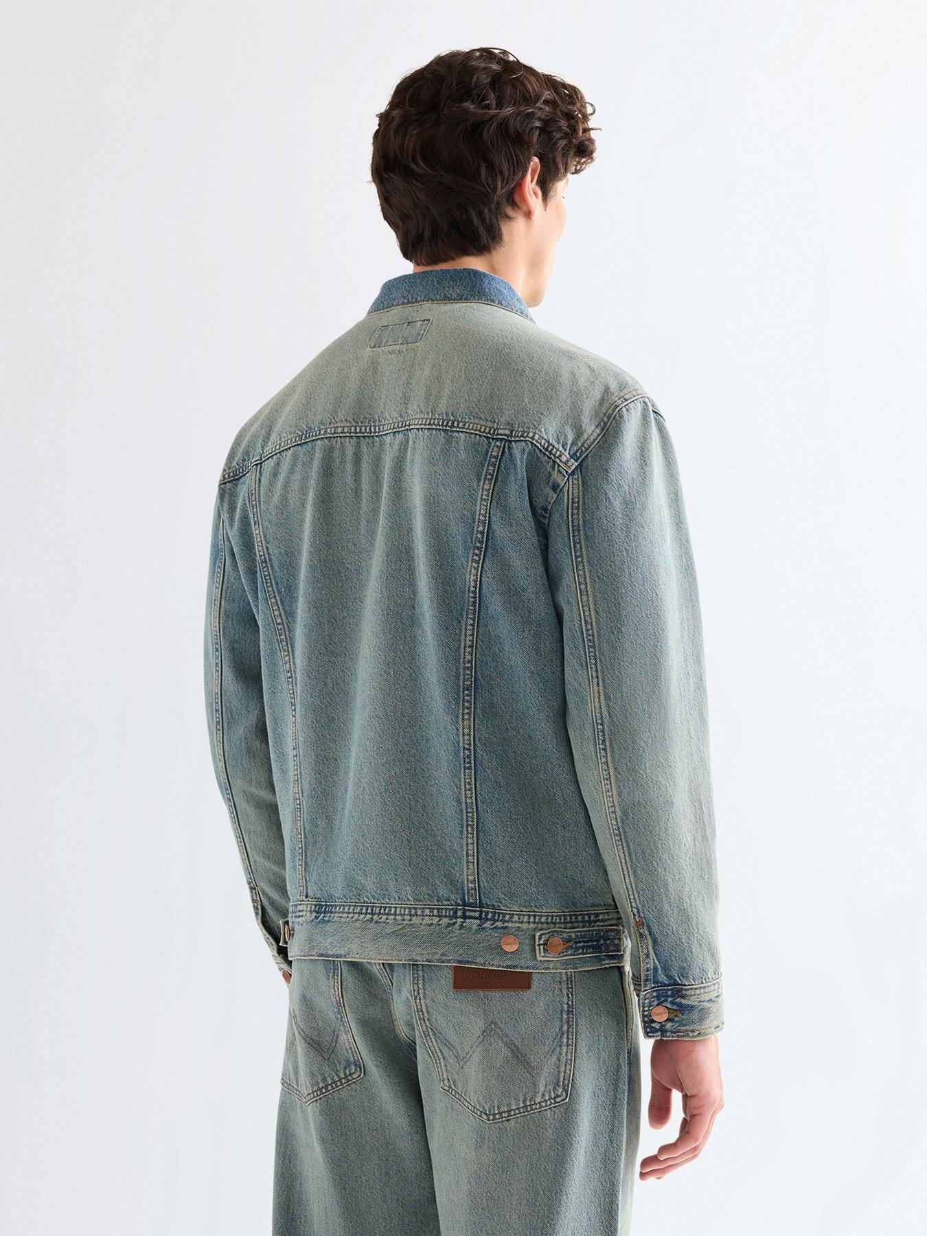 Image 2 of 6 of Wrangler Anti Fit Denim Jacket - Blue