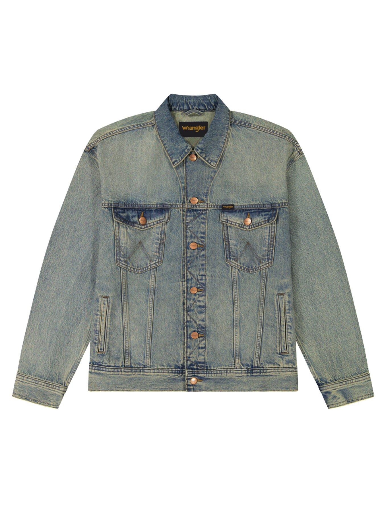 Image 6 of 6 of Wrangler Anti Fit Denim Jacket - Blue