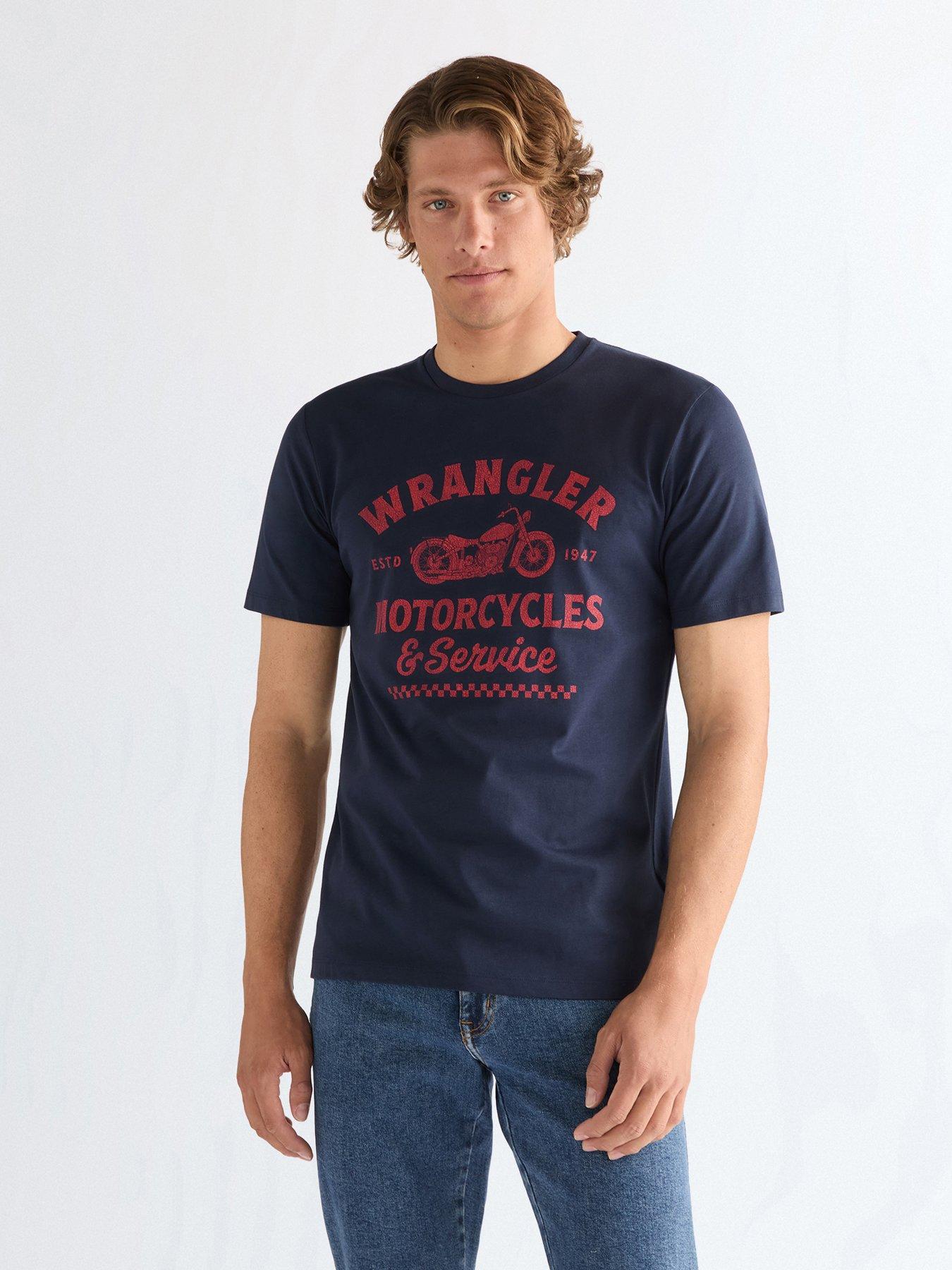 Wrangler Americana Graphic T-Shirt - Navy