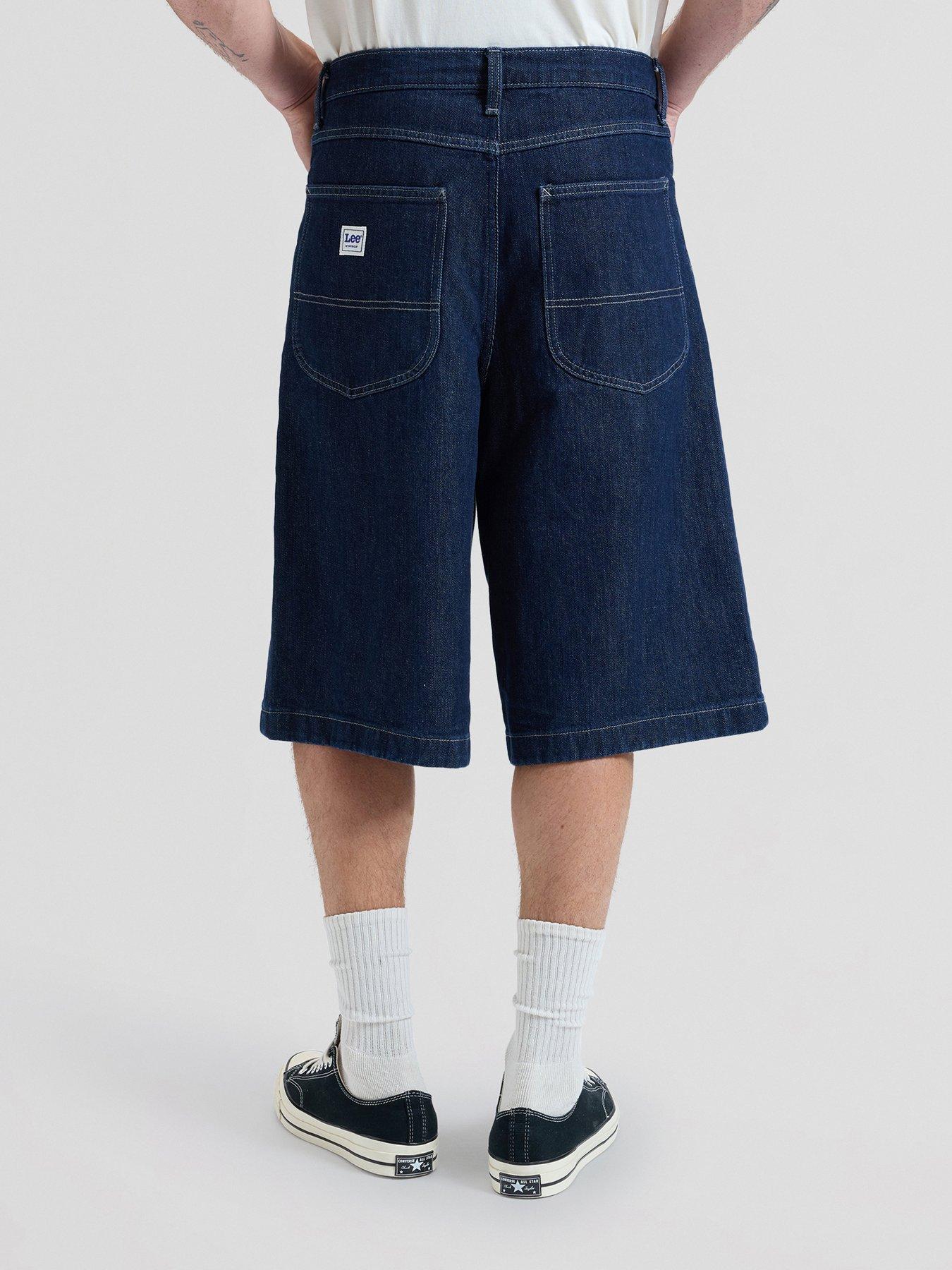 Image 2 of 6 of Lee Carpenter Jorts - Dark Blue