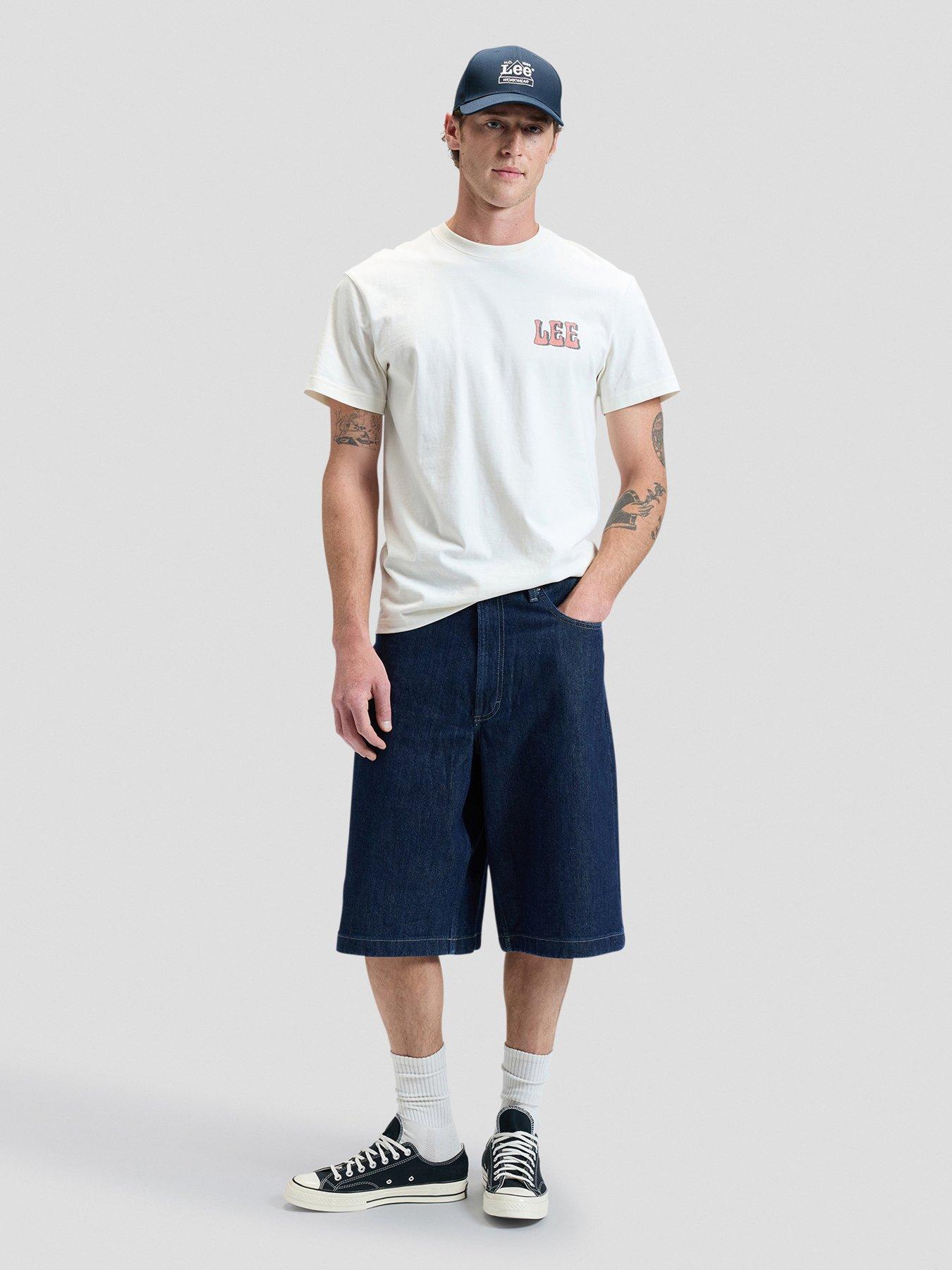 Image 3 of 6 of Lee Carpenter Jorts - Dark Blue