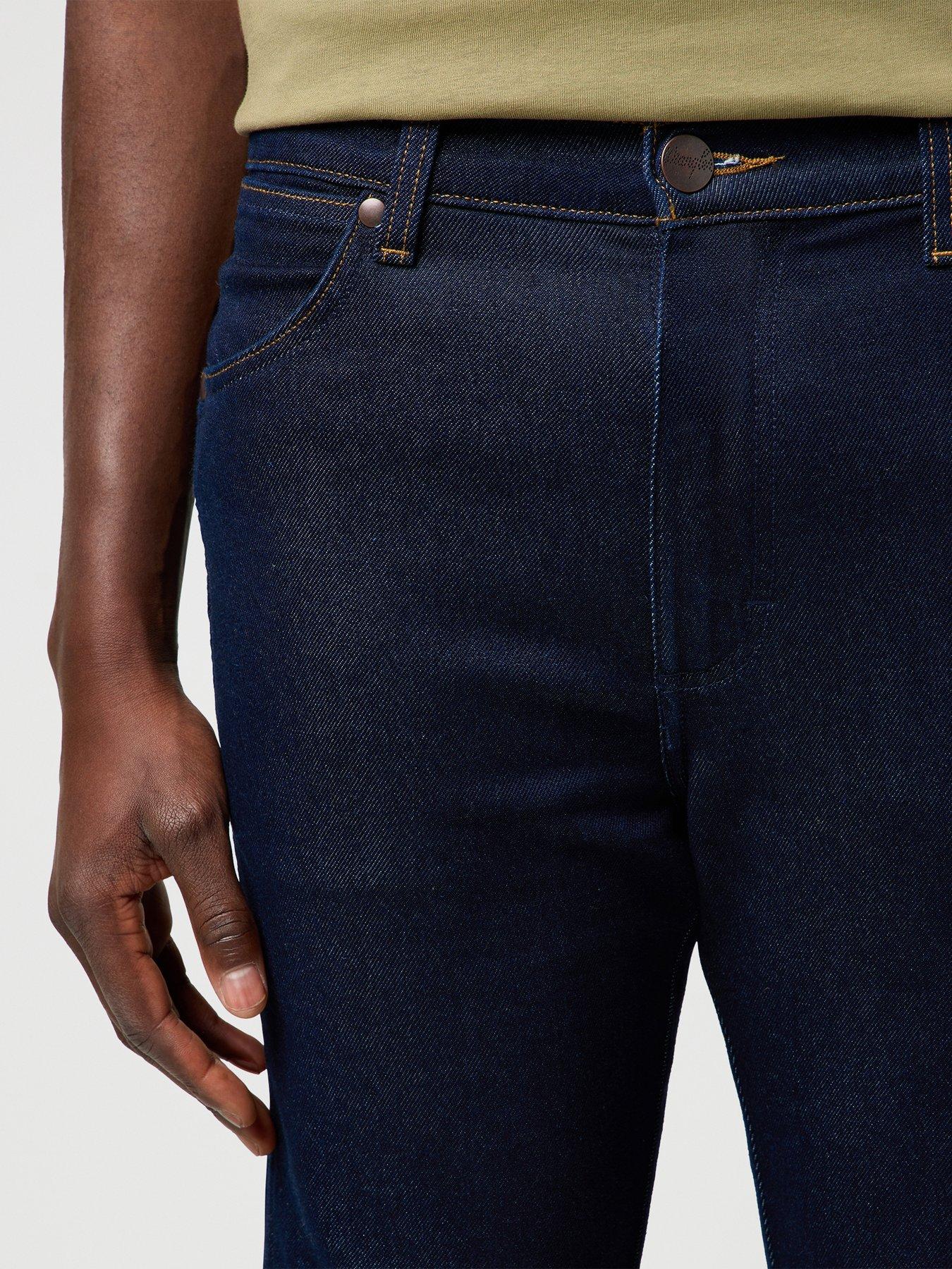 Image 4 of 6 of Wrangler Wrancher Regular Bootcut Jeans - Dark Blue