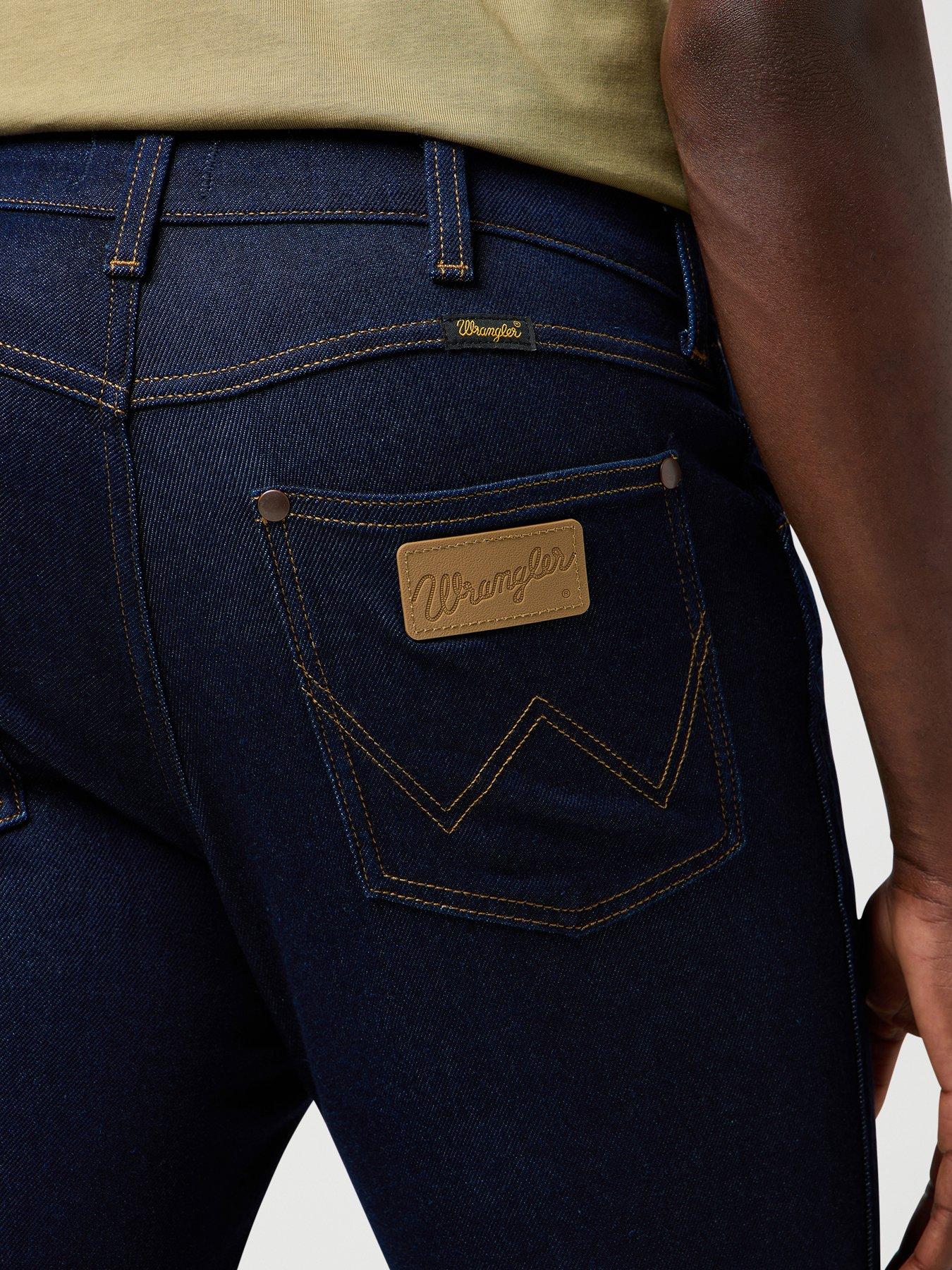 Image 5 of 6 of Wrangler Wrancher Regular Bootcut Jeans - Dark Blue