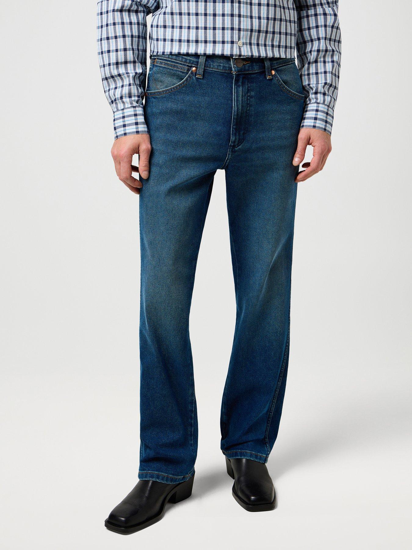 Wrangler Wrancher Regular Bootcut Jeans - Blue
