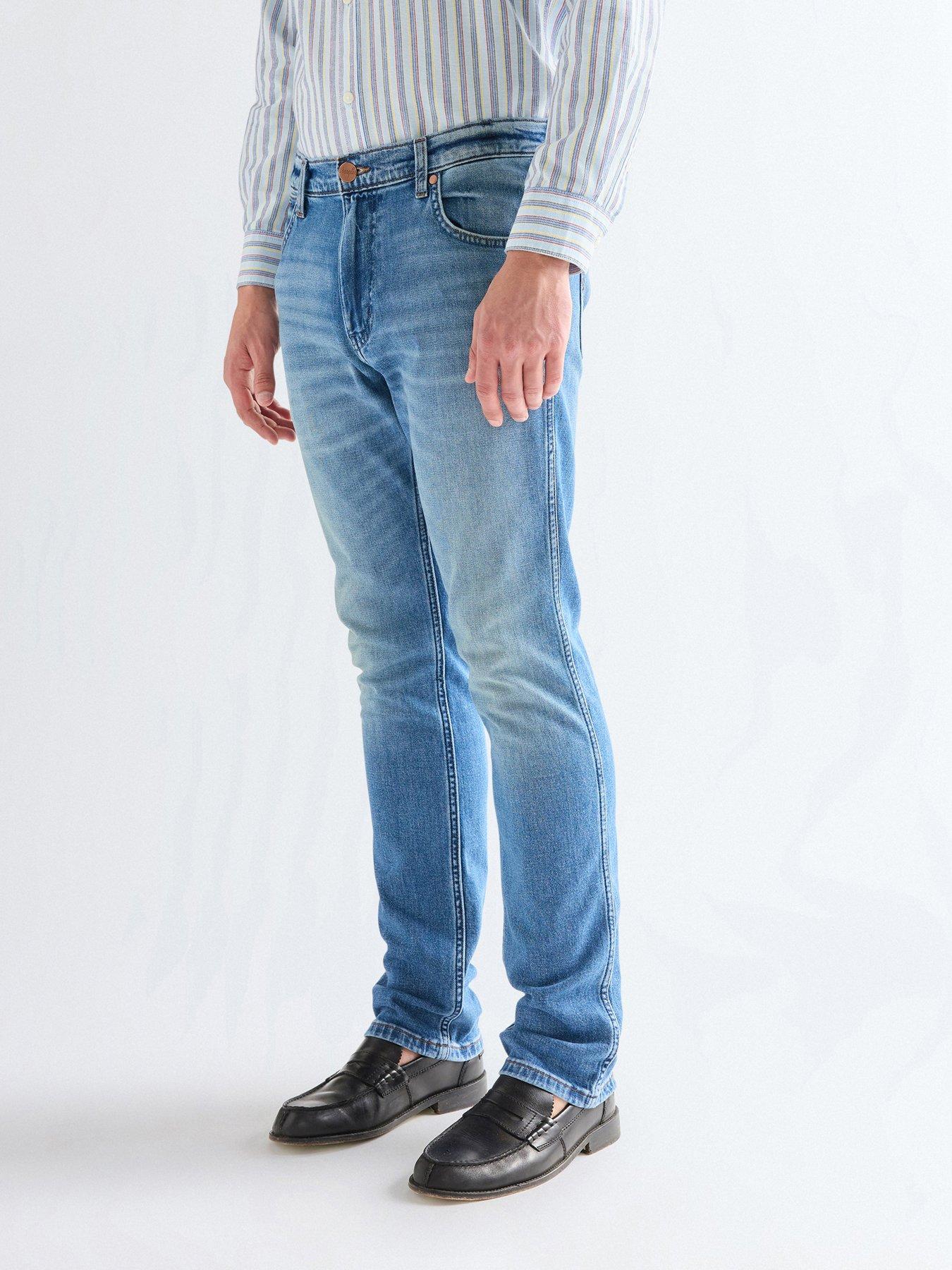 Wrangler Greensboro Regular Fit Jeans - Light Blue