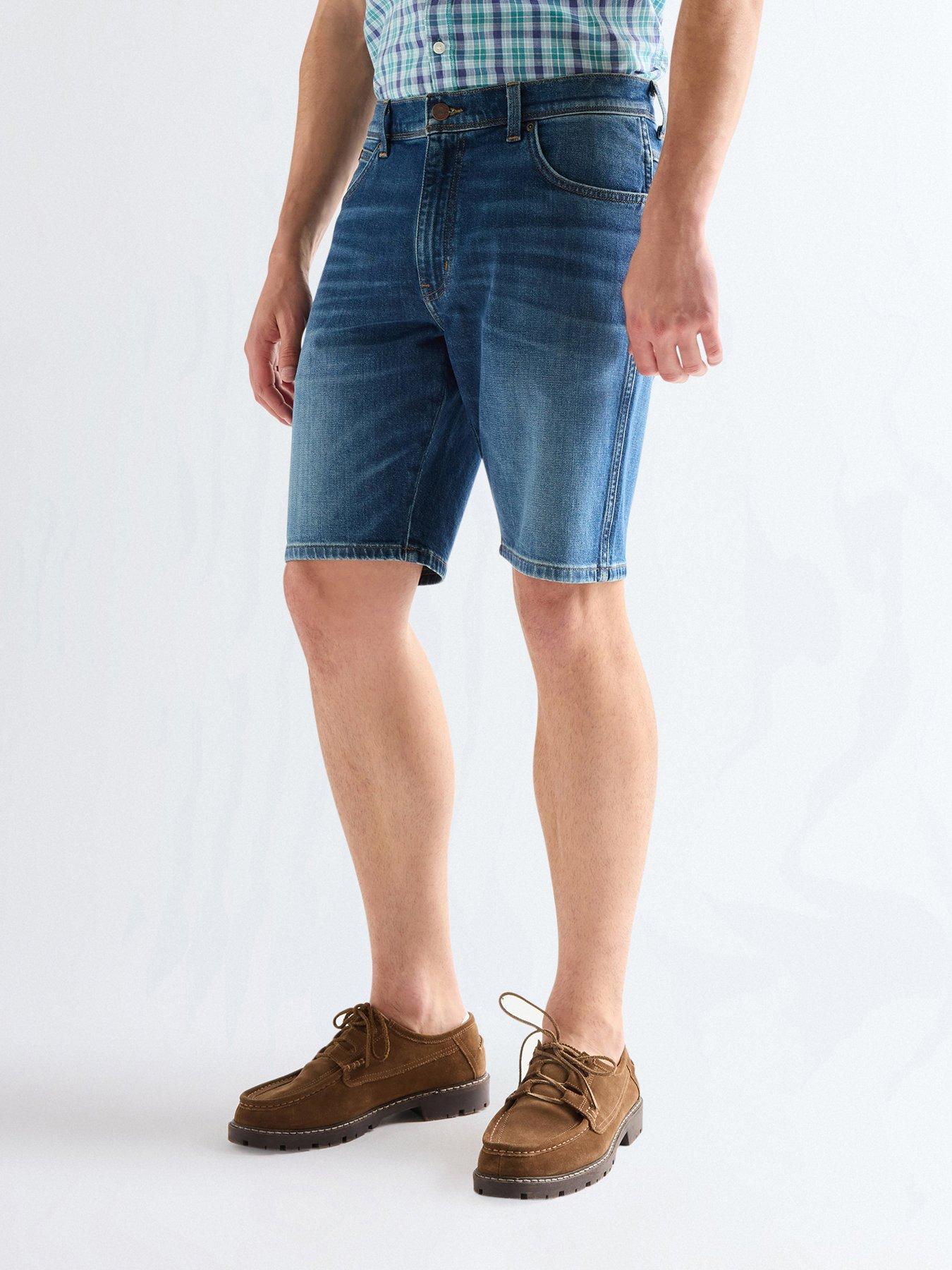 Wrangler Texas Denim Shorts - Dark Blue
