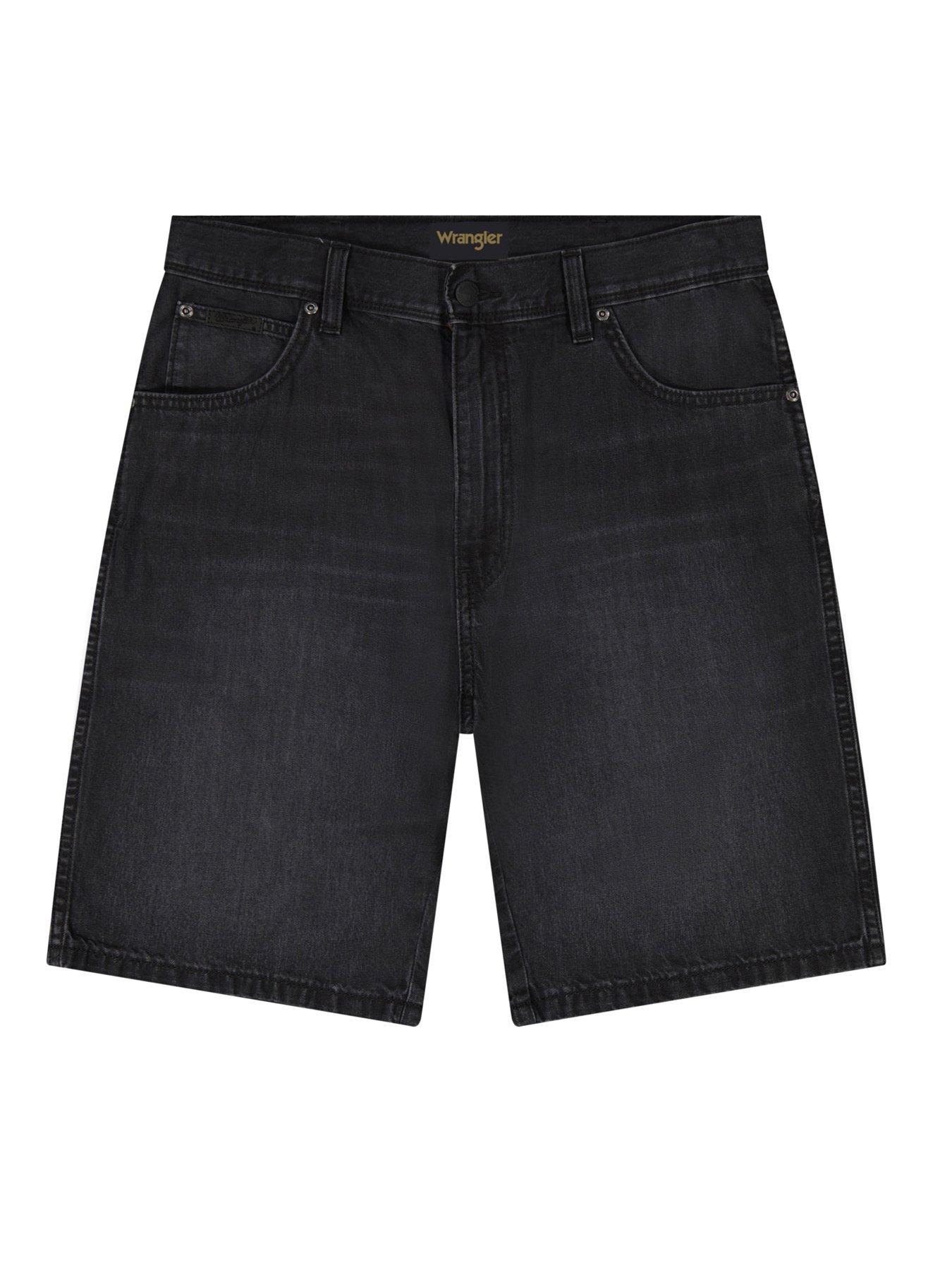 Image 5 of 5 of Wrangler Texas Denim Shorts - Black