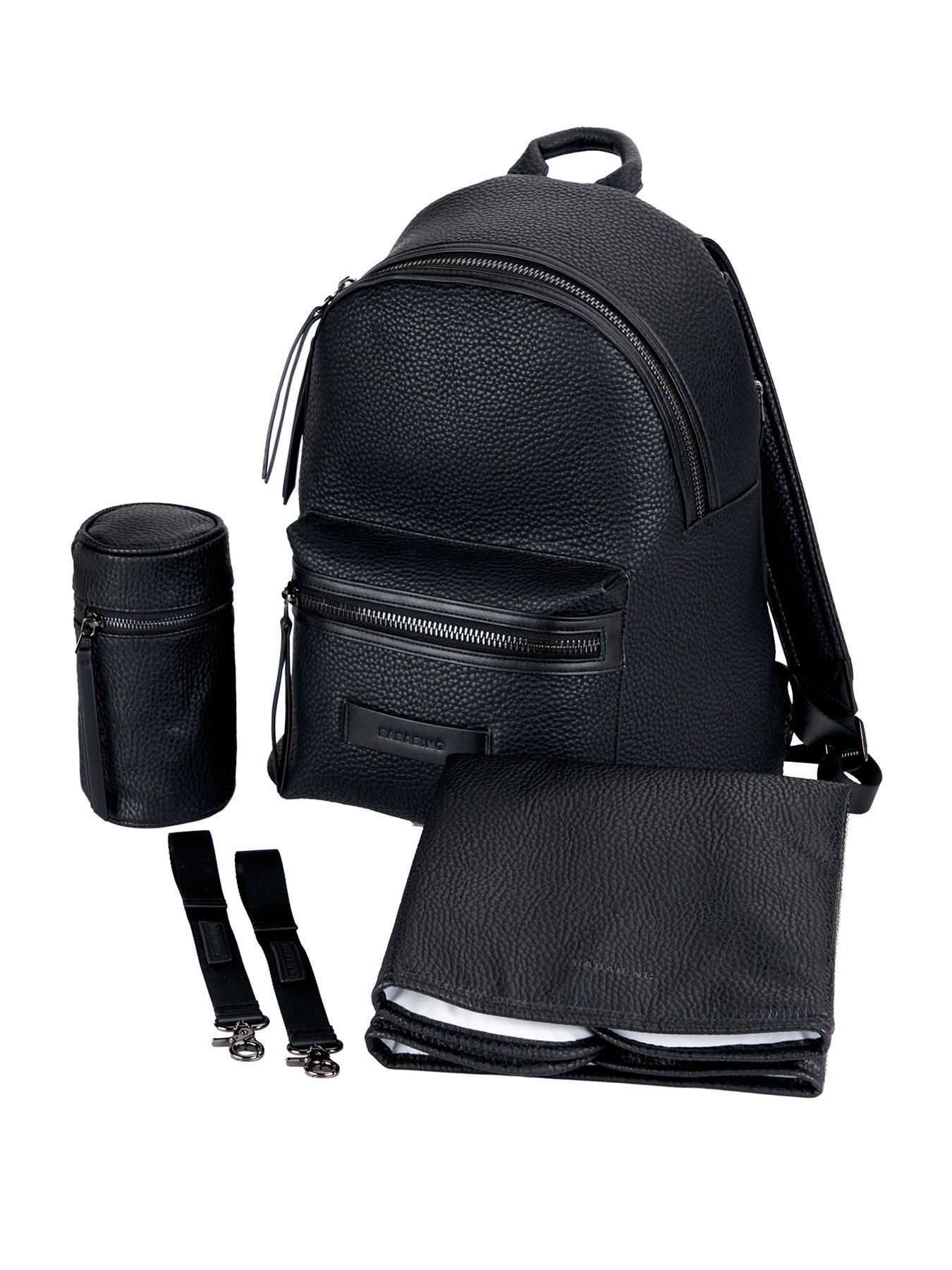 bababing-luca-tumbled-vegan-leather-backpack-black
