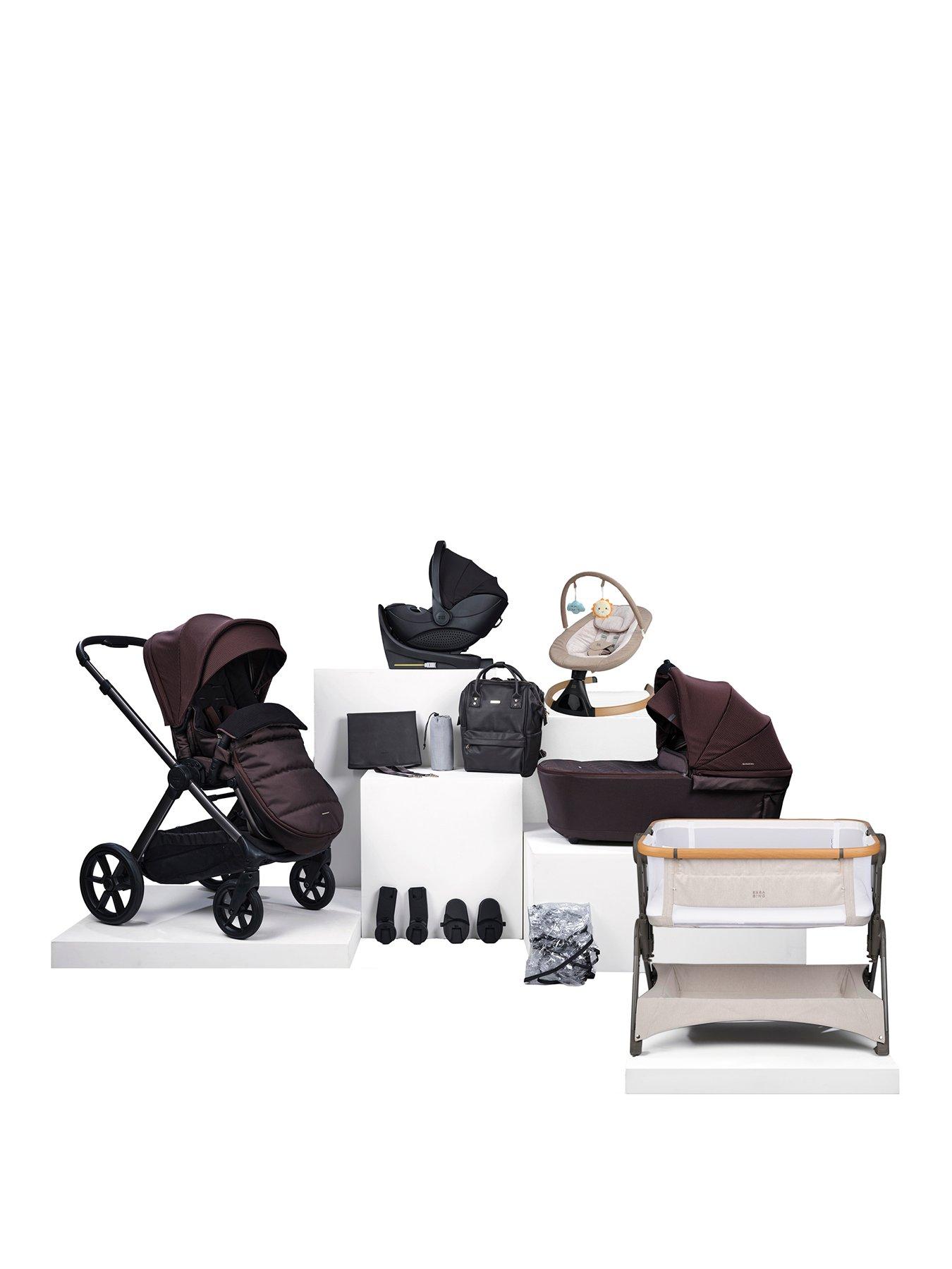 BabaBing! 16 Piece Raffi MKII Travel  &  Home Bundle with Spin Car Seat  &  Isofix Base - Heritage