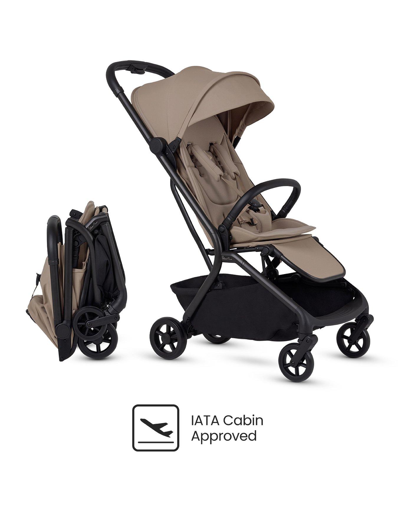 Image 1 of 8 of Silver Cross Nia Compact Travel Stroller - Champagne