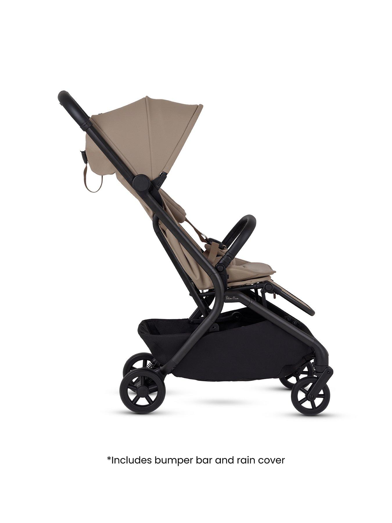Image 2 of 8 of Silver Cross Nia Compact Travel Stroller - Champagne