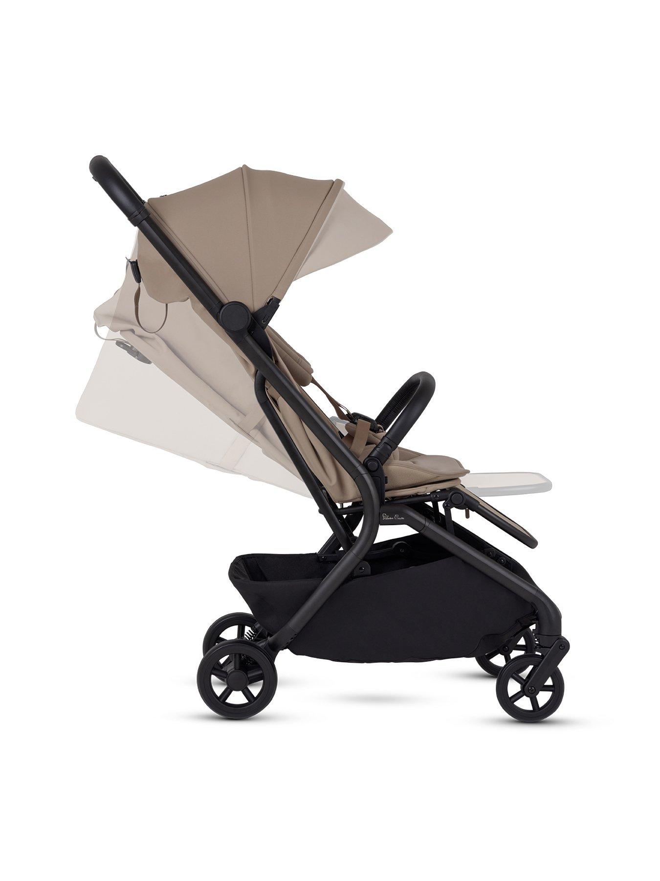  image of silver-cross-nia-compact-travel-stroller-champagne