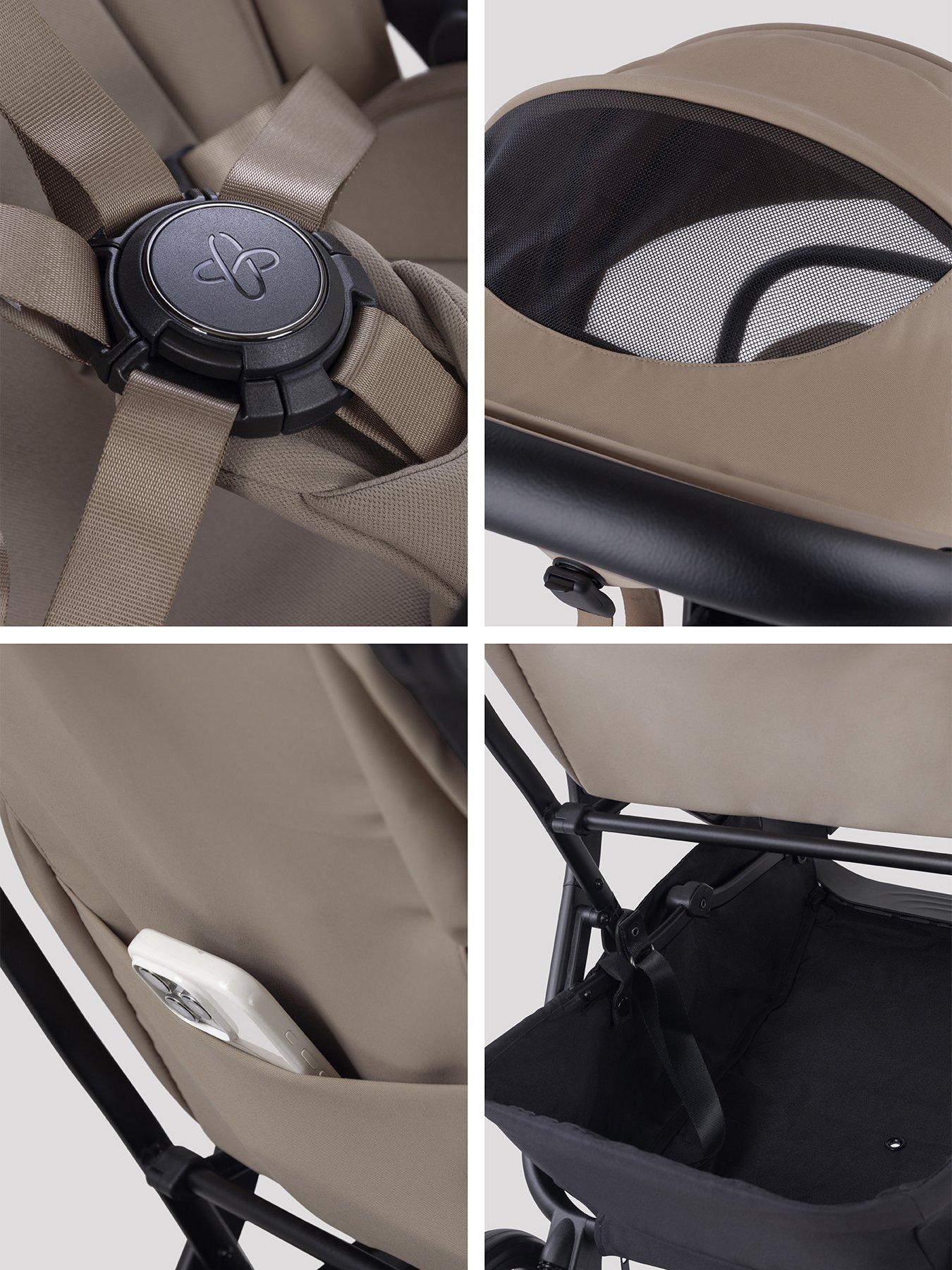  image of silver-cross-nia-compact-travel-stroller-champagne