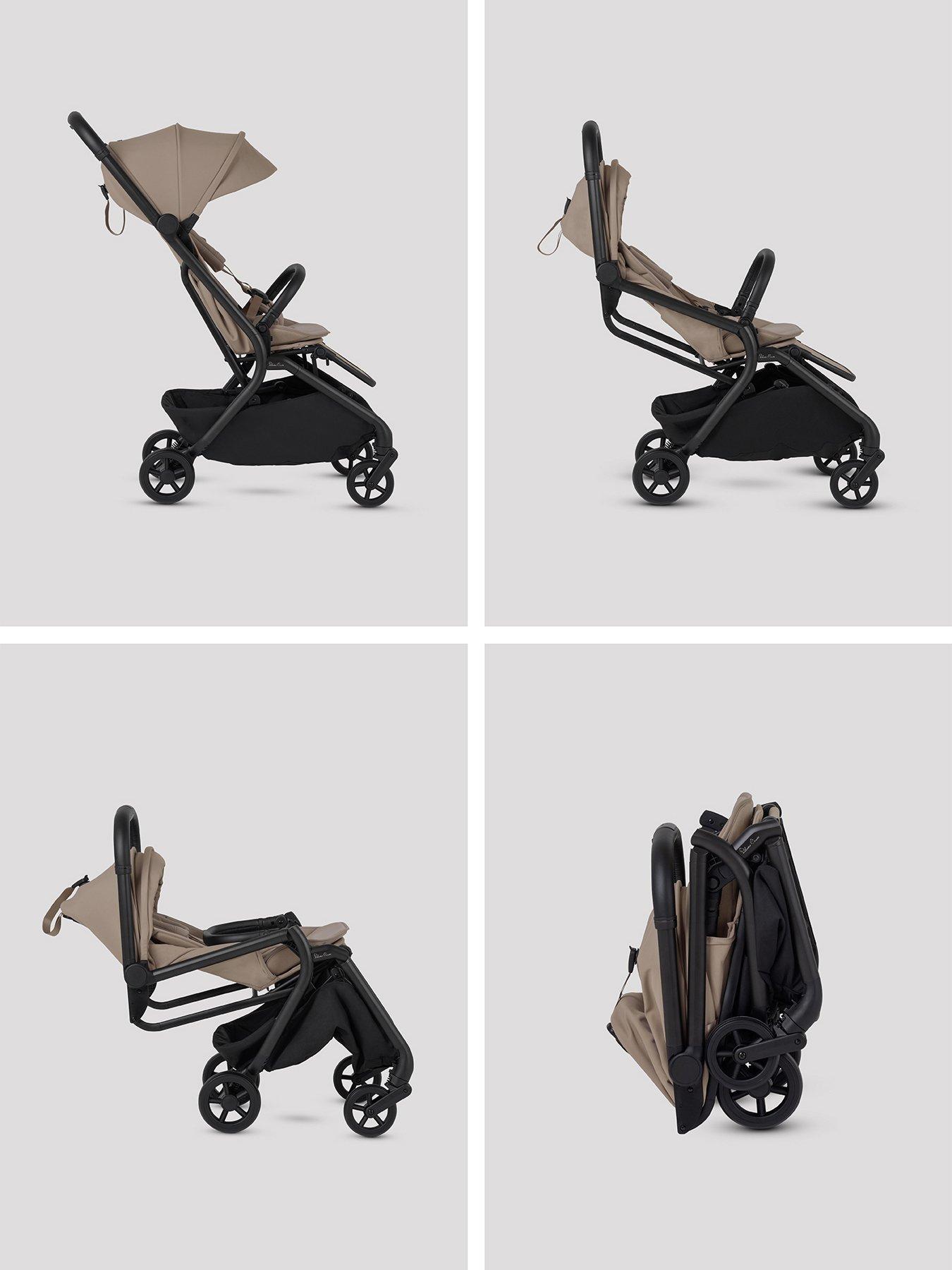  image of silver-cross-nia-compact-travel-stroller-champagne