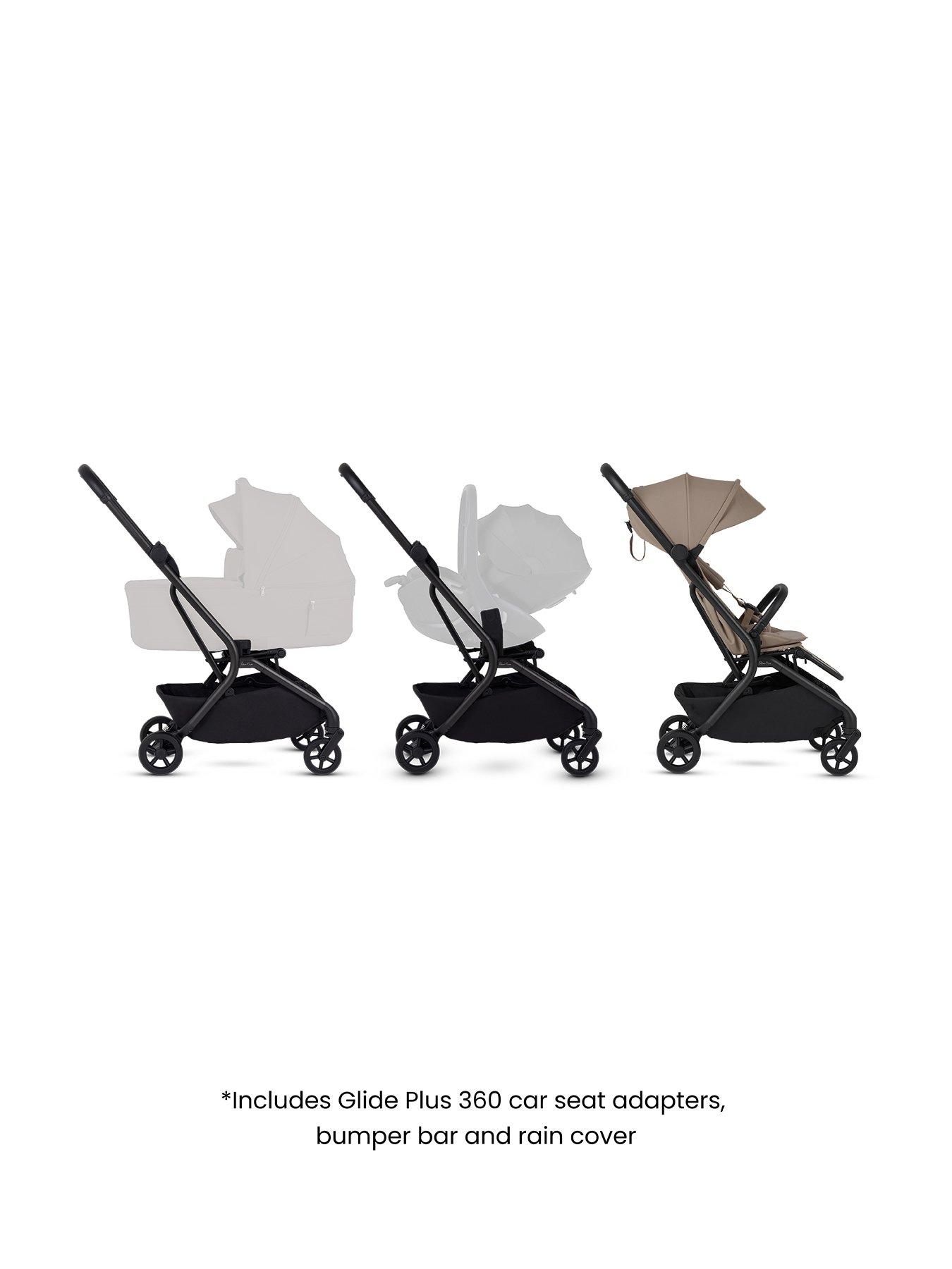  image of silver-cross-nia-compact-travel-stroller-champagne