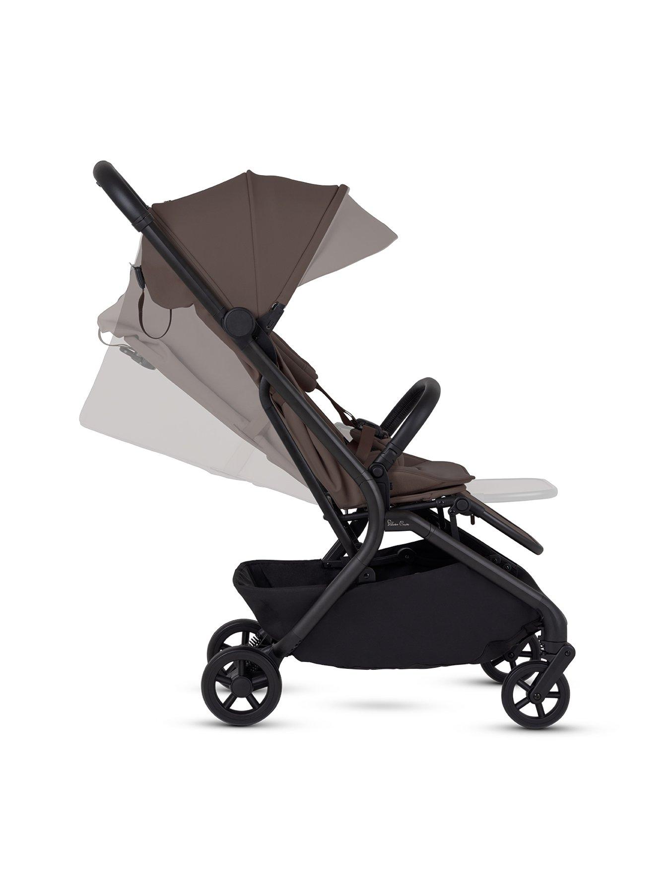  image of silver-cross-nia-compact-travel-stroller-chocolate