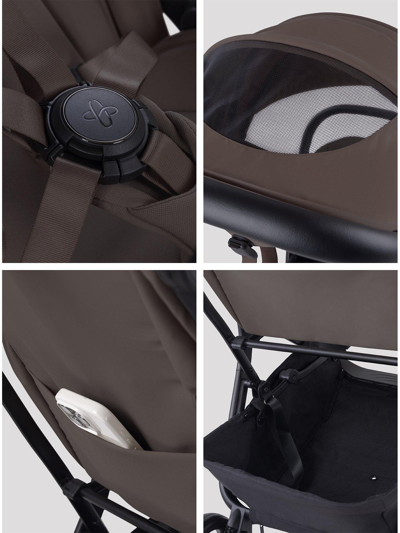  image of silver-cross-nia-compact-travel-stroller-chocolate