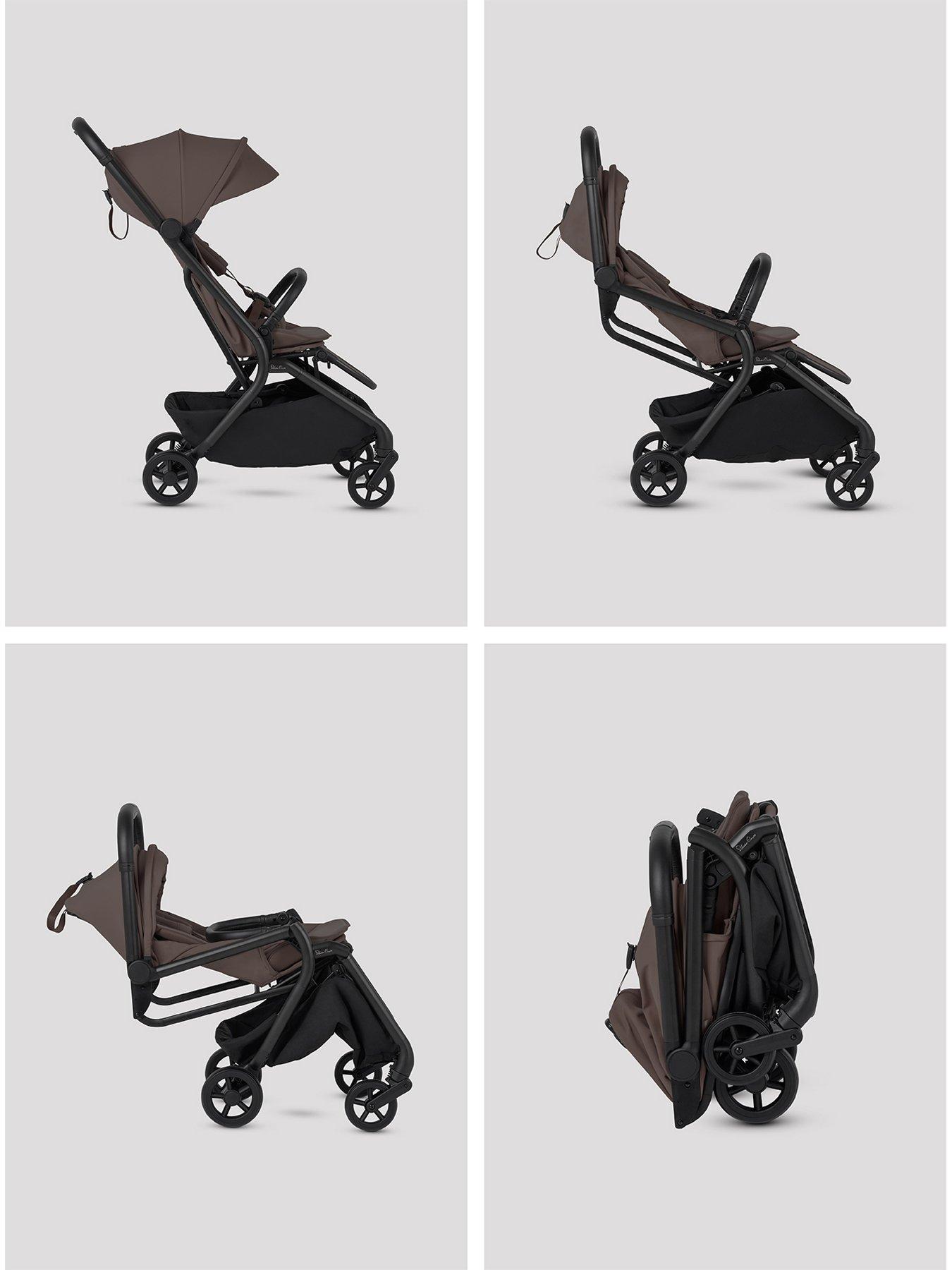  image of silver-cross-nia-compact-travel-stroller-chocolate