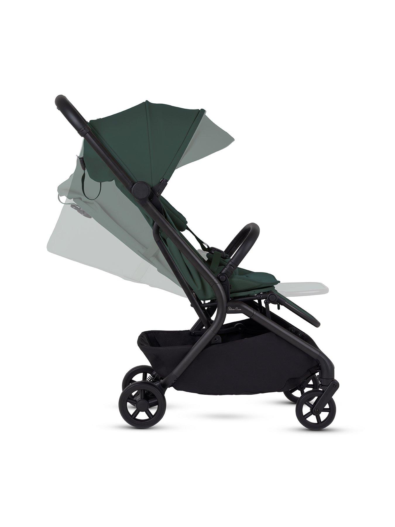 Image 5 of 8 of Silver Cross Nia Compact Travel Stroller with Carry cot - Conifer