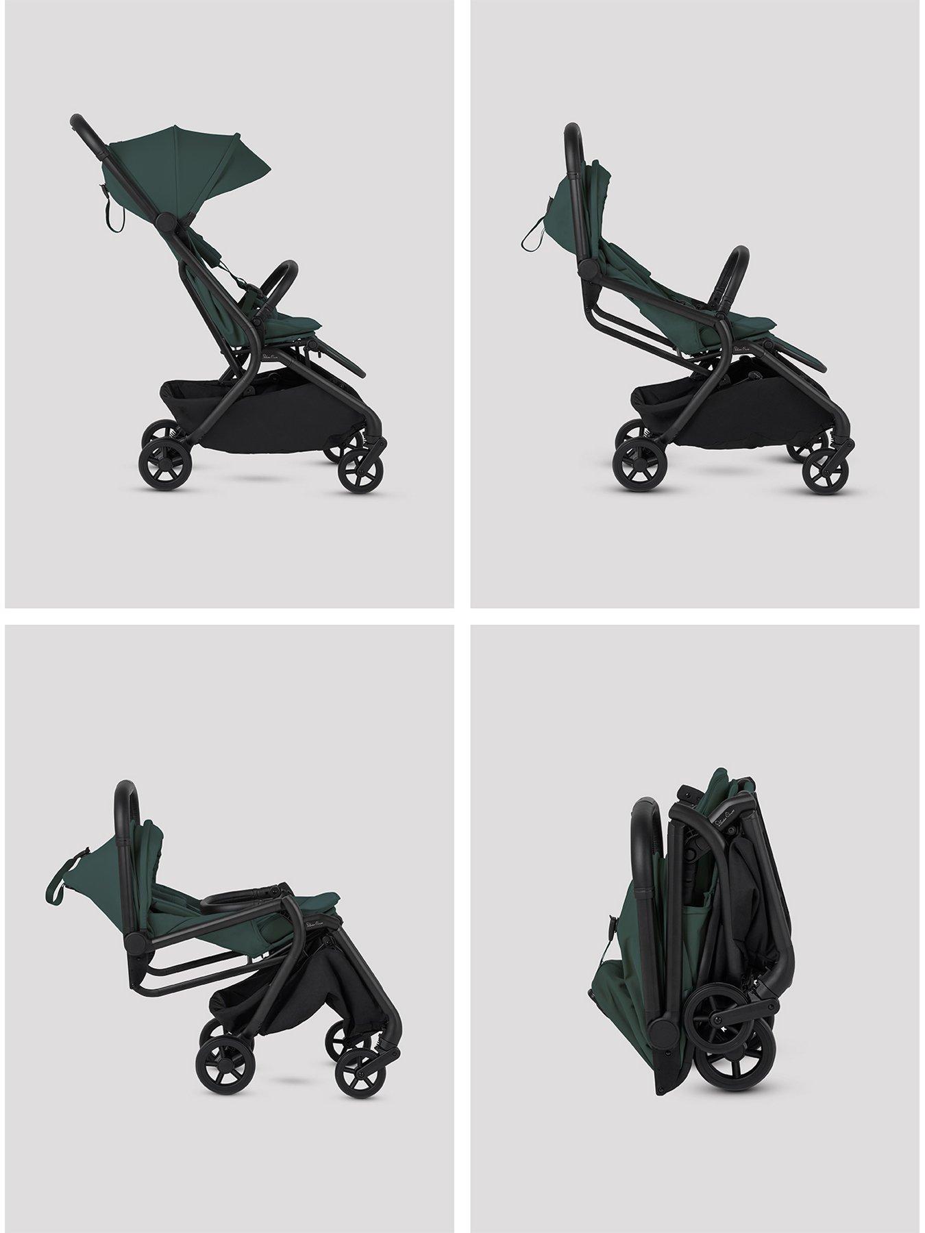 Image 6 of 8 of Silver Cross Nia Compact Travel Stroller with Carry cot - Conifer
