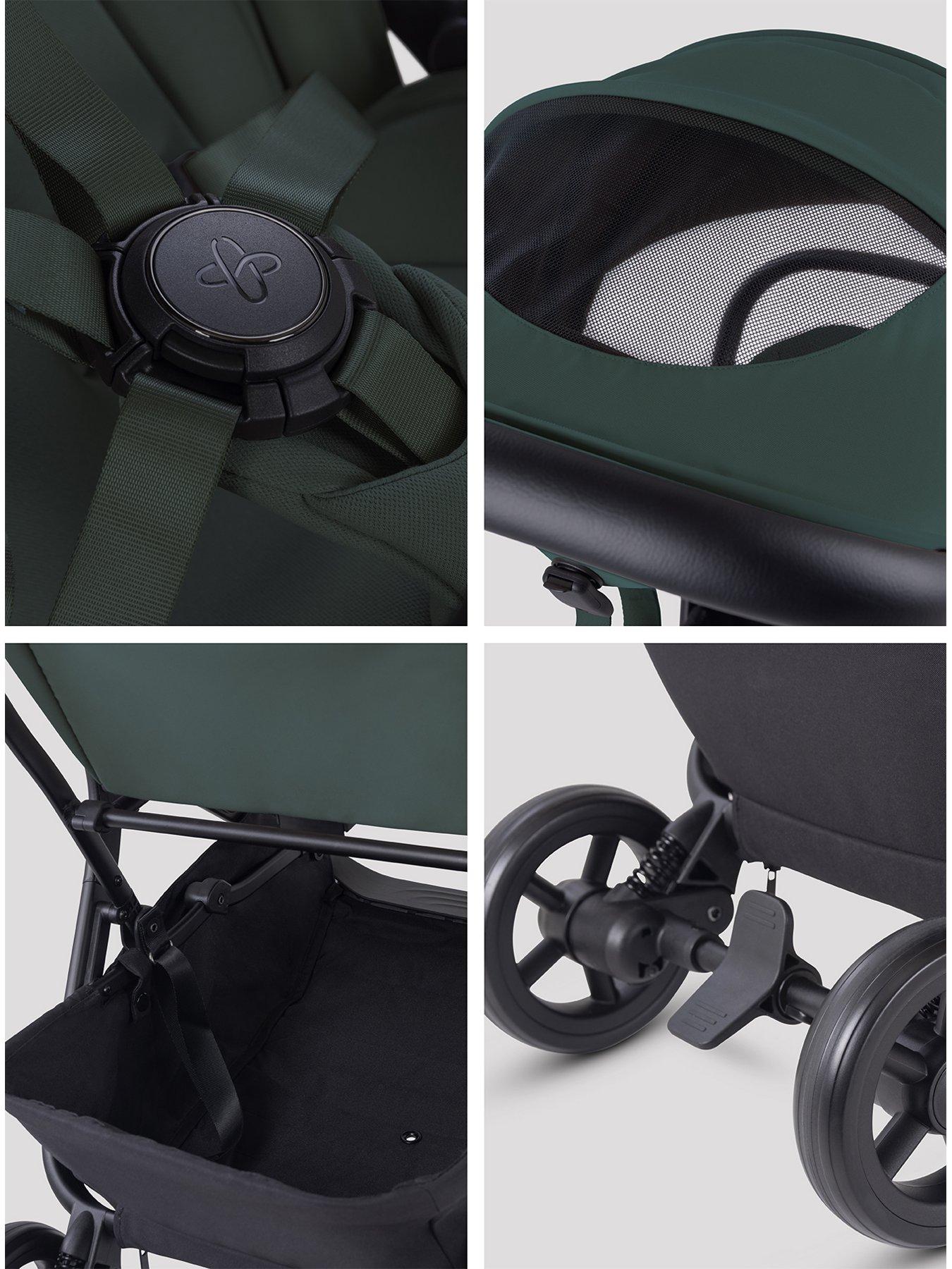 Image 7 of 8 of Silver Cross Nia Compact Travel Stroller with Carry cot - Conifer