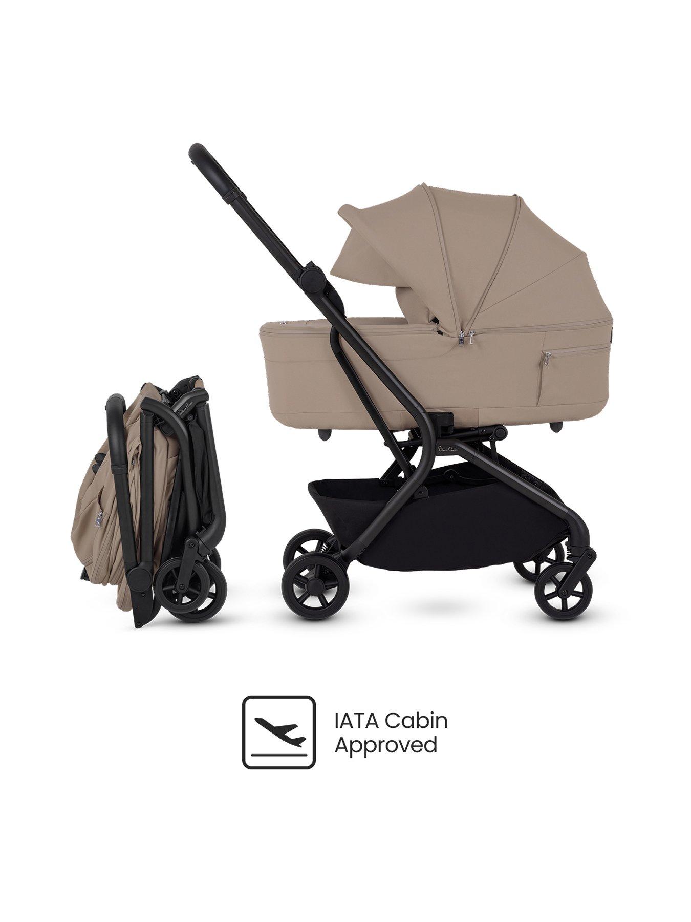 Image 2 of 8 of Silver Cross Nia Compact Travel System with Accessories - Champagne