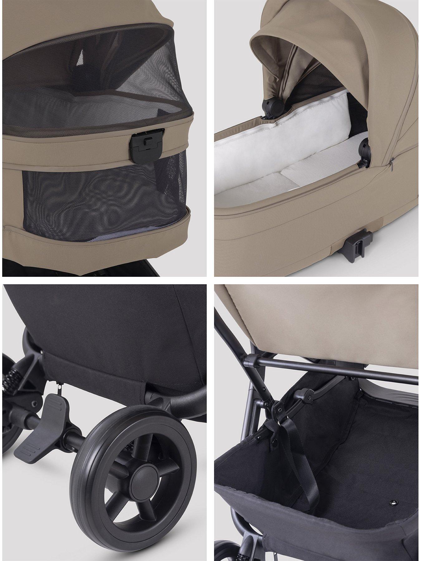 Image 4 of 8 of Silver Cross Nia Compact Travel System with Accessories - Champagne