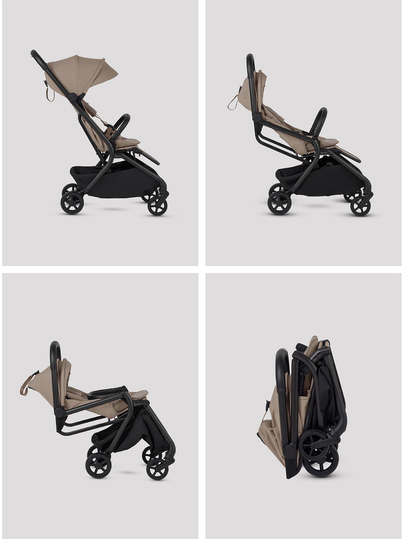  image of silver-cross-nia-compact-travel-system-with-accessories-champagne