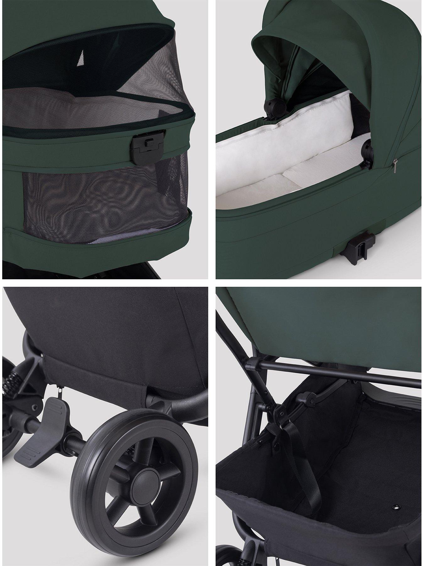 Image 4 of 8 of Silver Cross Nia Compact Travel System with Accessories - Conifer