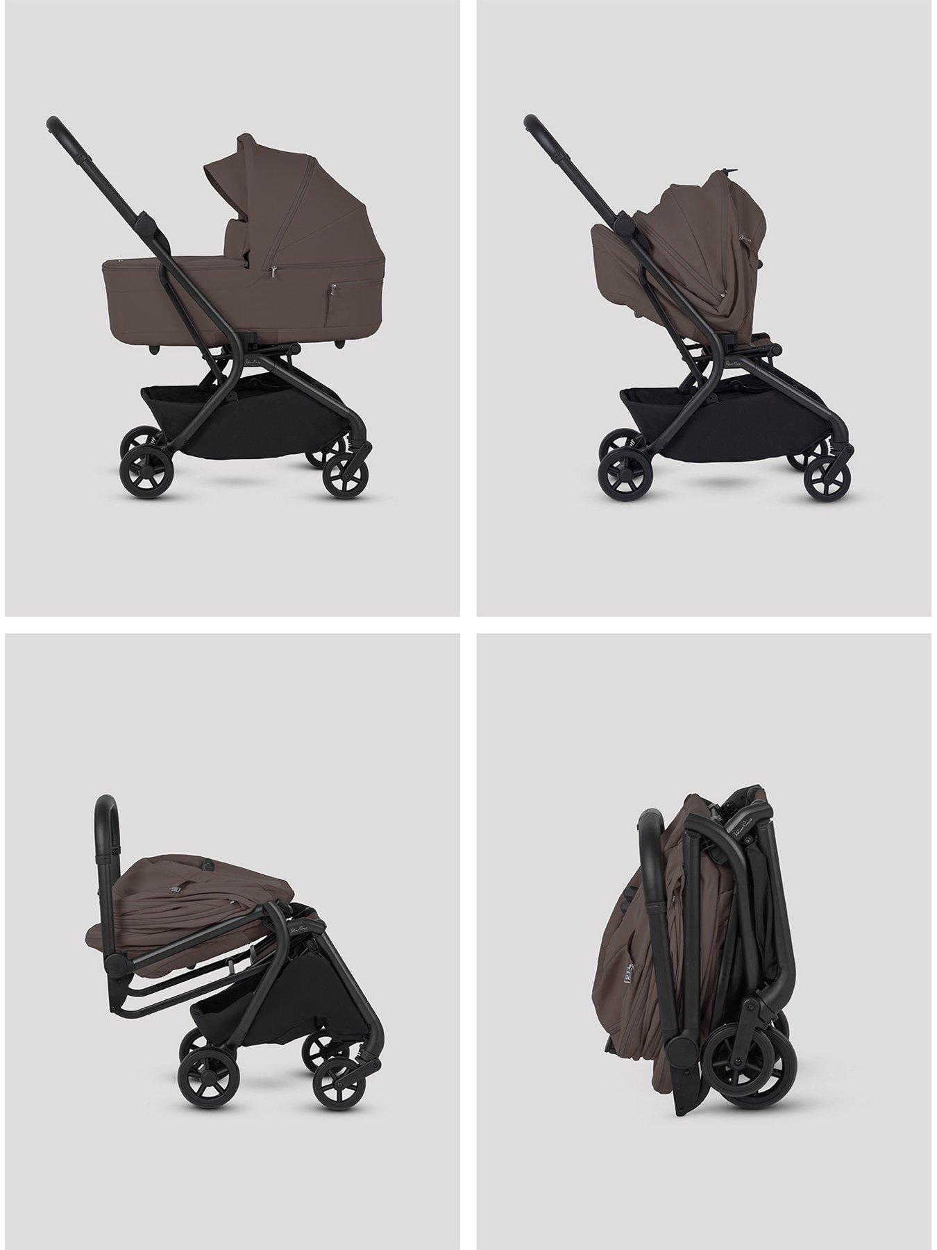  image of silver-cross-nia-compact-travel-system-with-accessories-chocloate