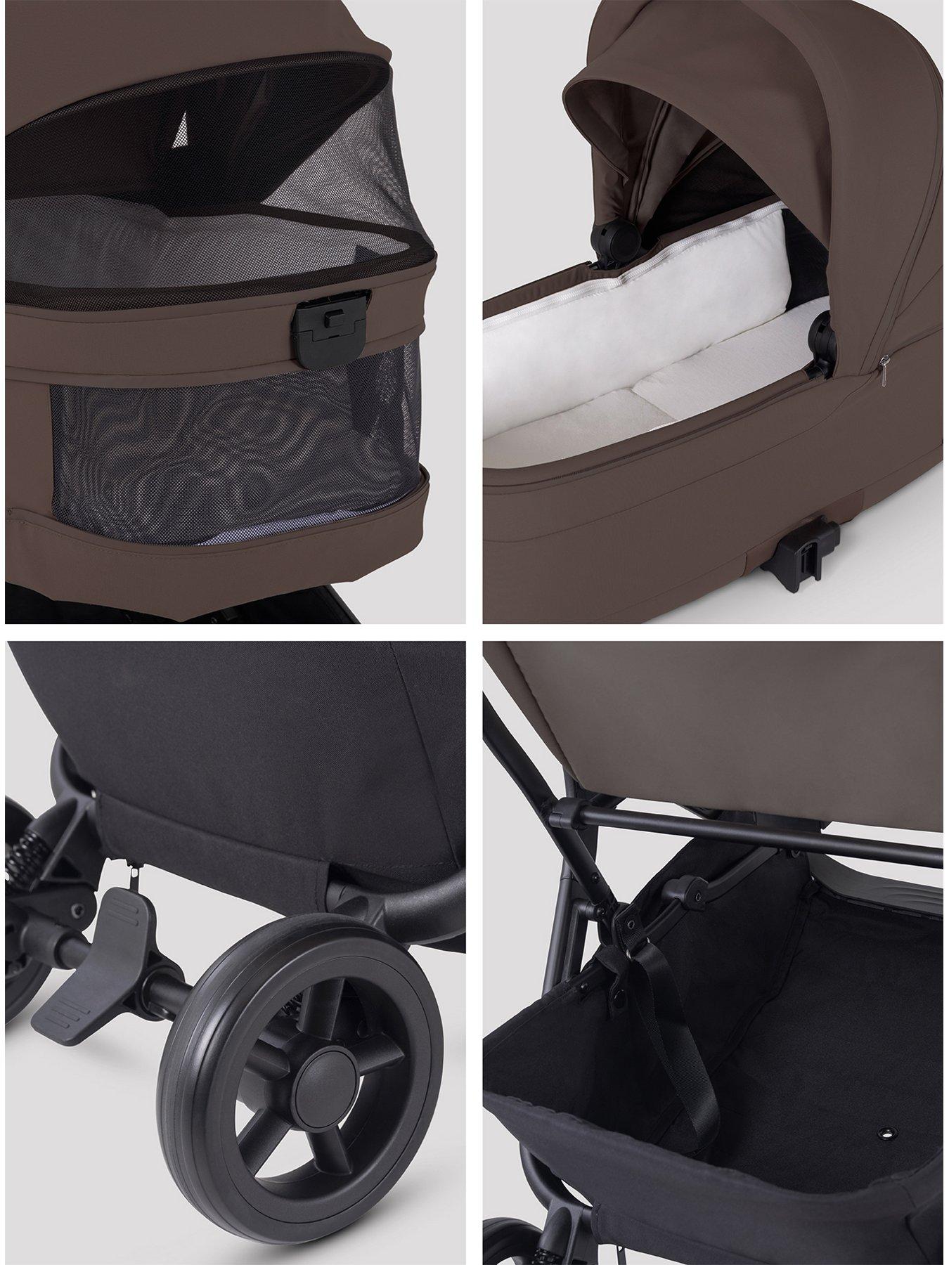  image of silver-cross-nia-compact-travel-system-with-accessories-chocloate