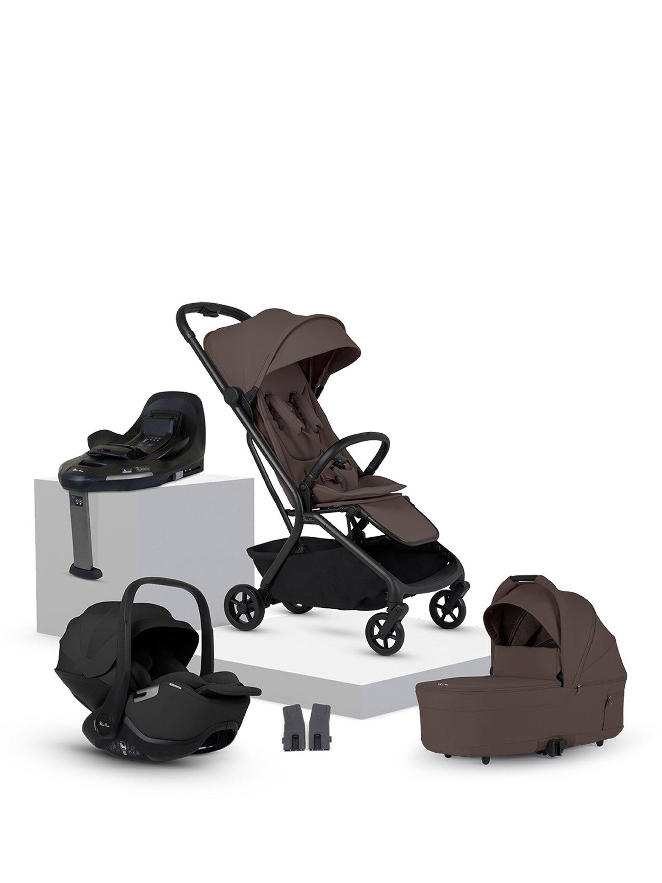  image of silver-cross-nia-compact-travel-system-chocloate