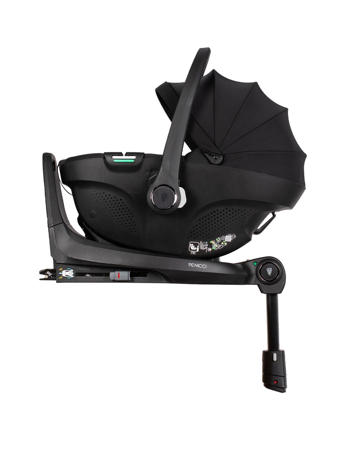 Venicci Tiago i-Size Car Seat and 360 Isofix Base - Black