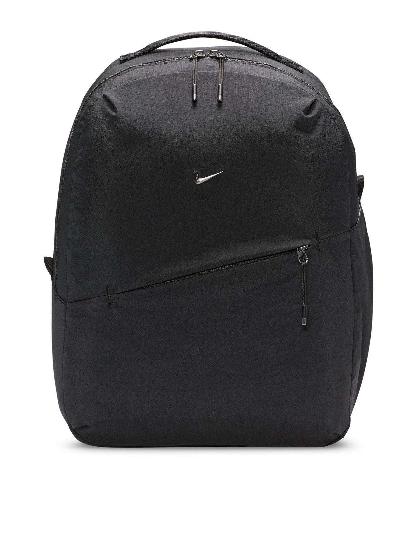 front image of nike-unisex-aura-backpack-24l-black