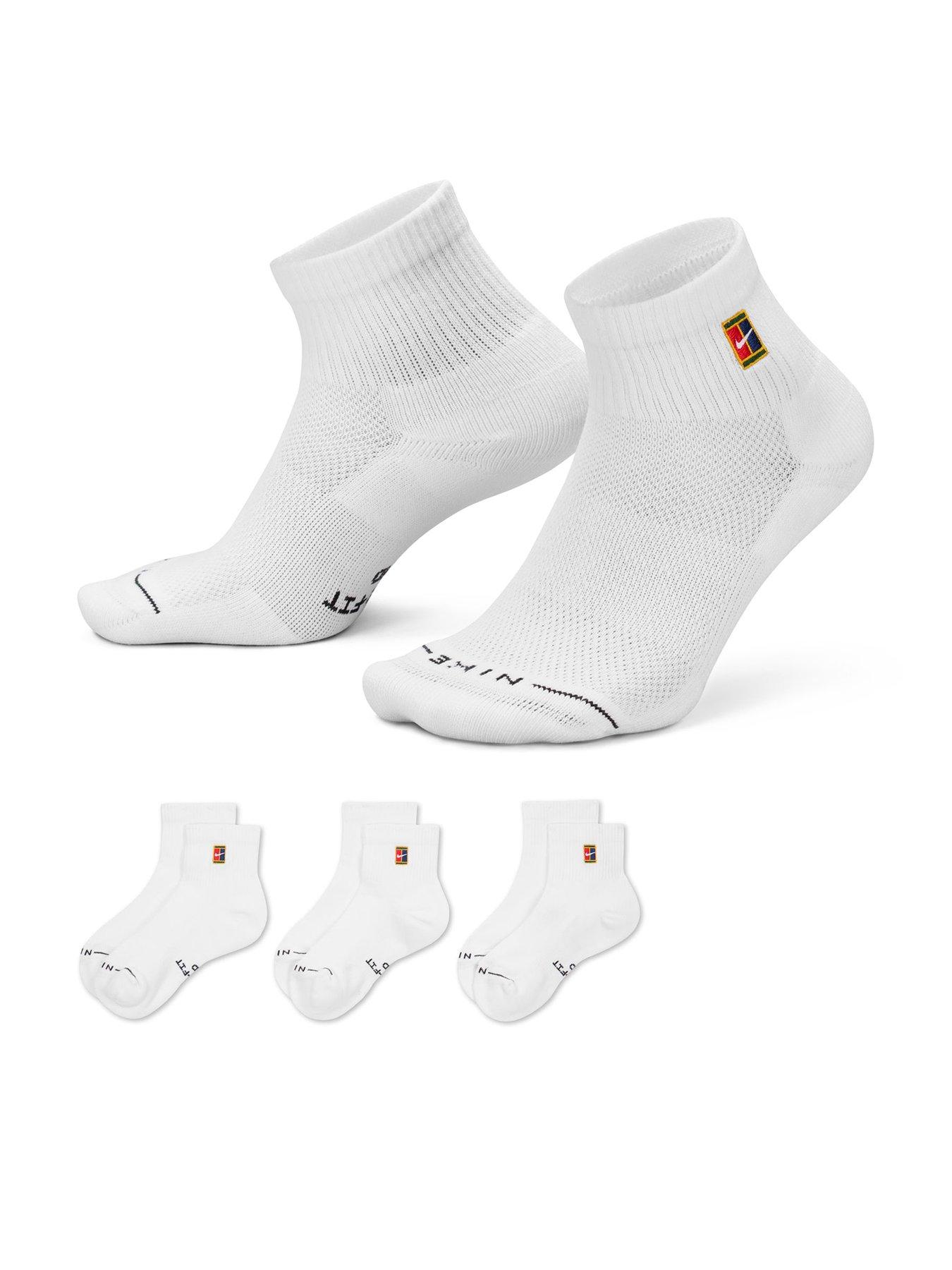 Image 1 of 4 of Nike Unisex Everyday Elevated Tennis Ankle Socks 3 Pack - Multi