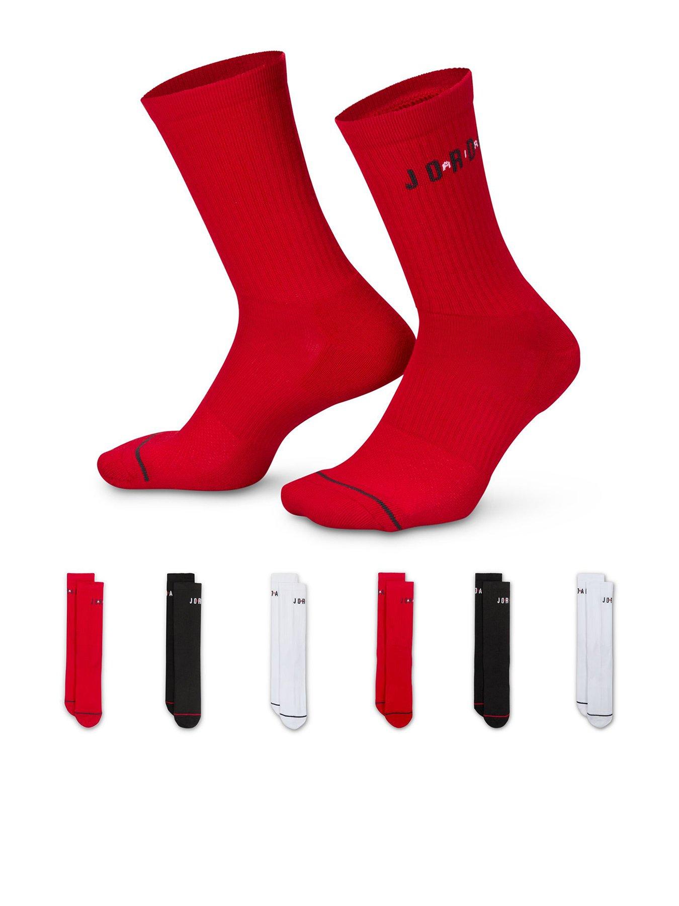 Jordan Nike Unisex Everyday Crew Socks 6 Pack - Multi