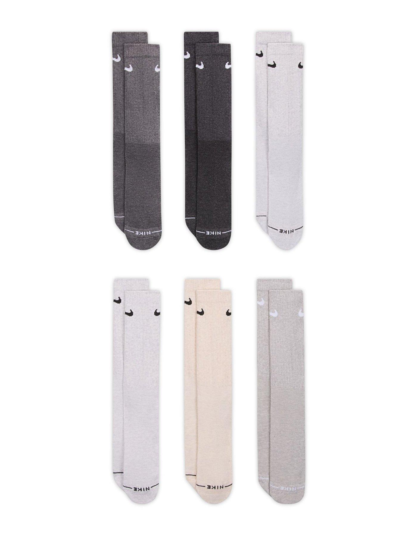 Image 2 of 4 of Nike Unisex Everyday Elevated Crew Socks 6 Pack - Multi