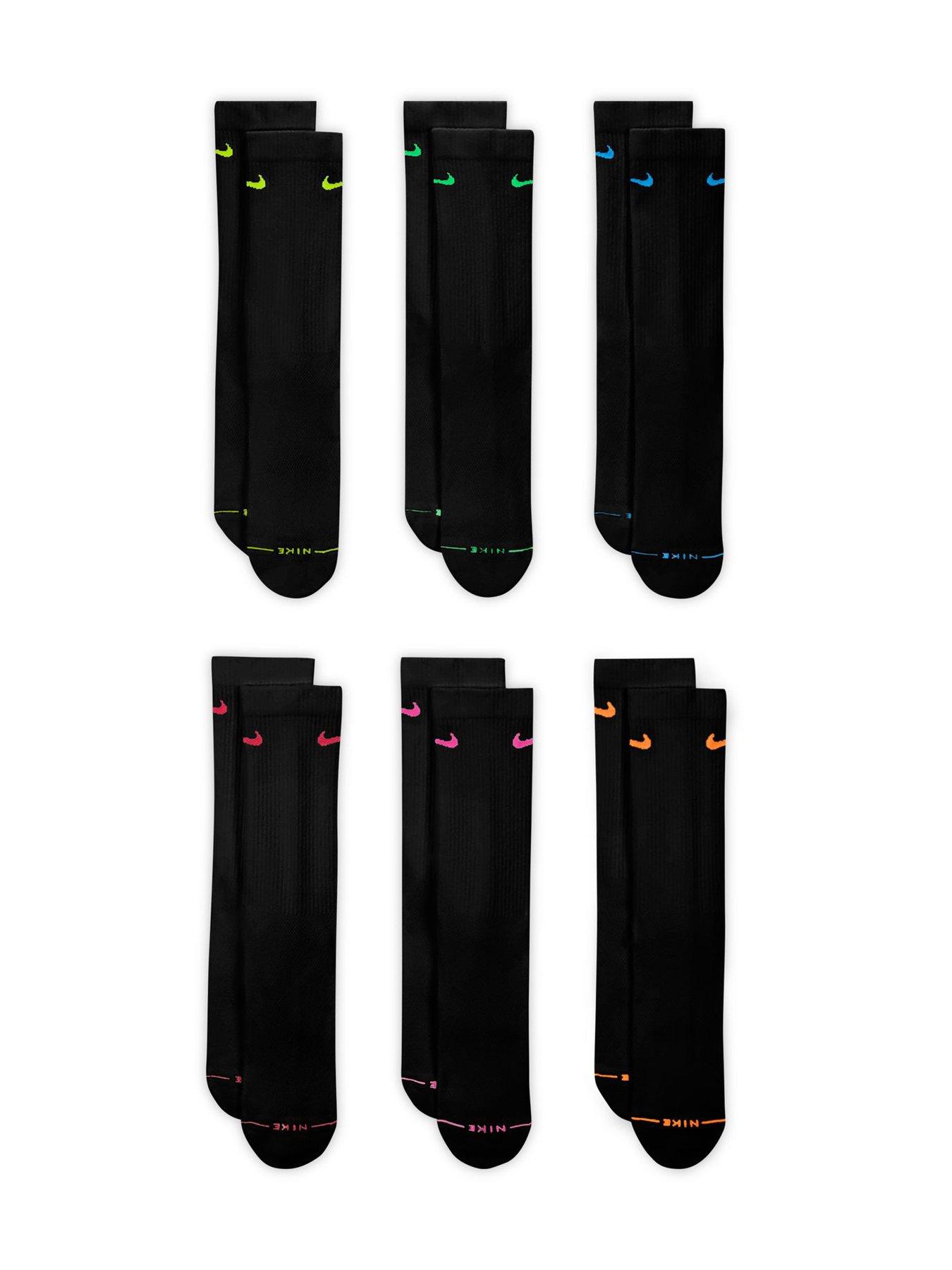  image of nike-unisex-everyday-elevated-crew-socks-6-pack-multi